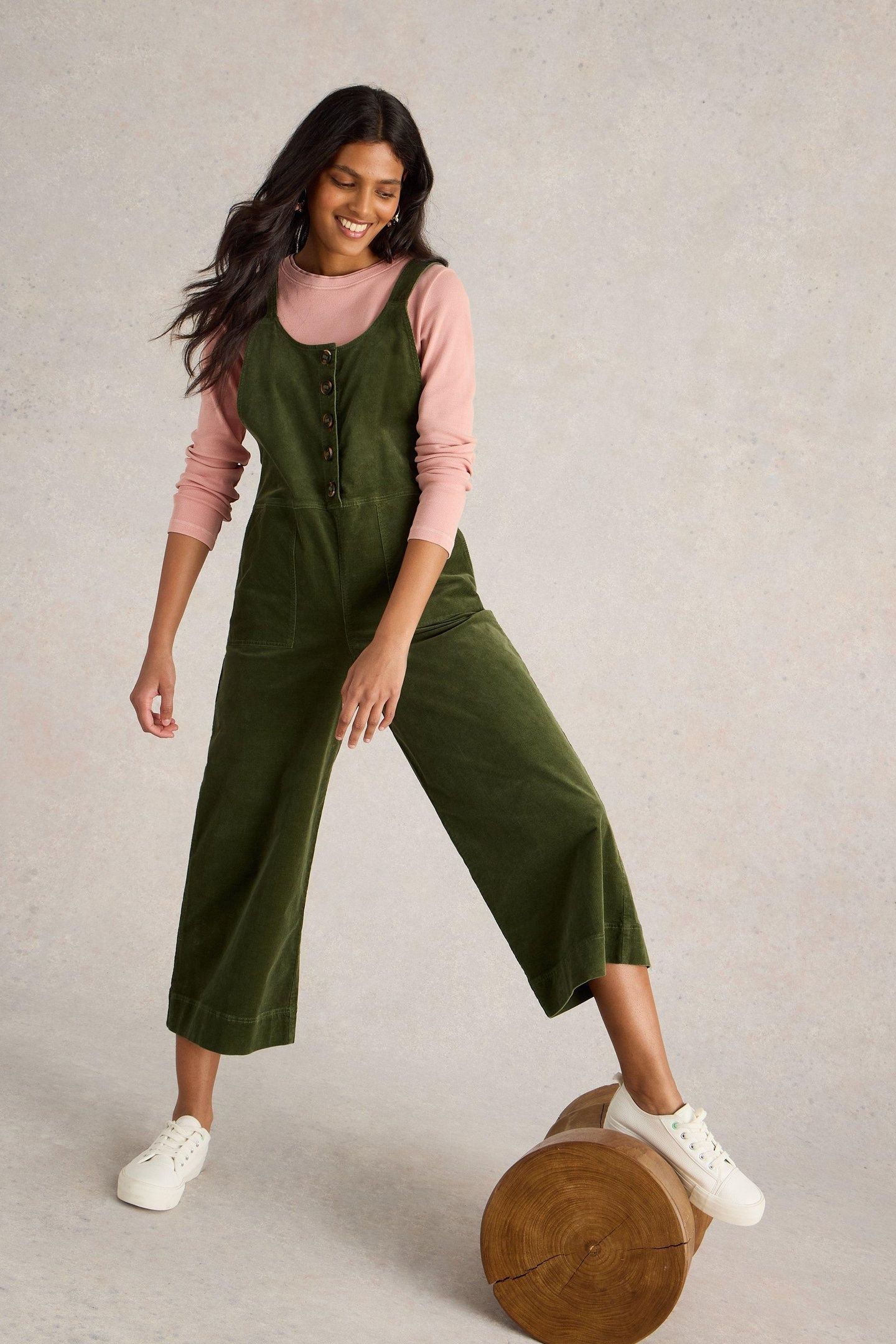 VIOLA CORD DUNGAREE DARK GREEN 7
