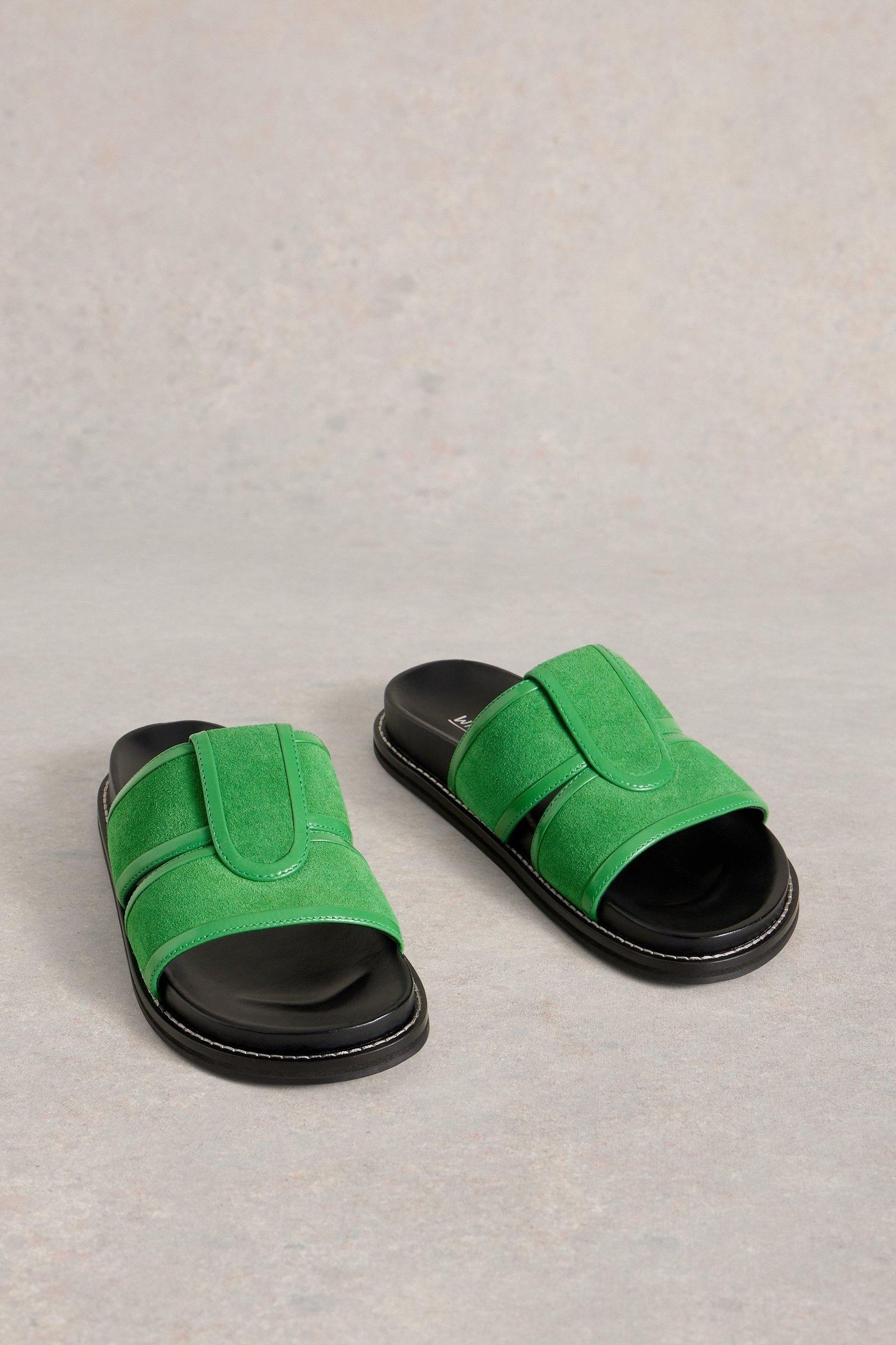 ZIGGY SLIDER FOOTBED BRIGHT GREEN 2