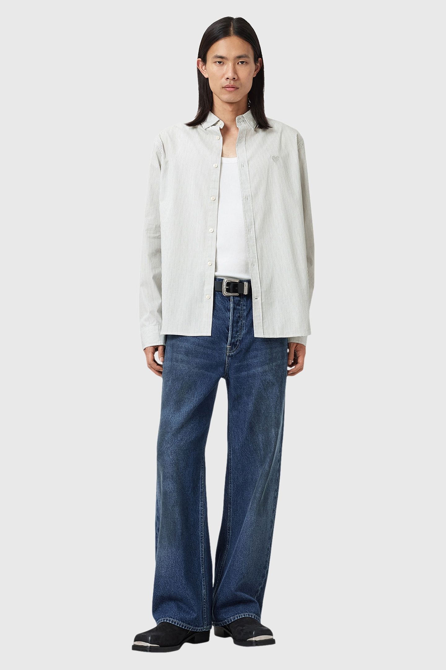 NOLAN LS SHIRT JETSTREAM WHITE 2