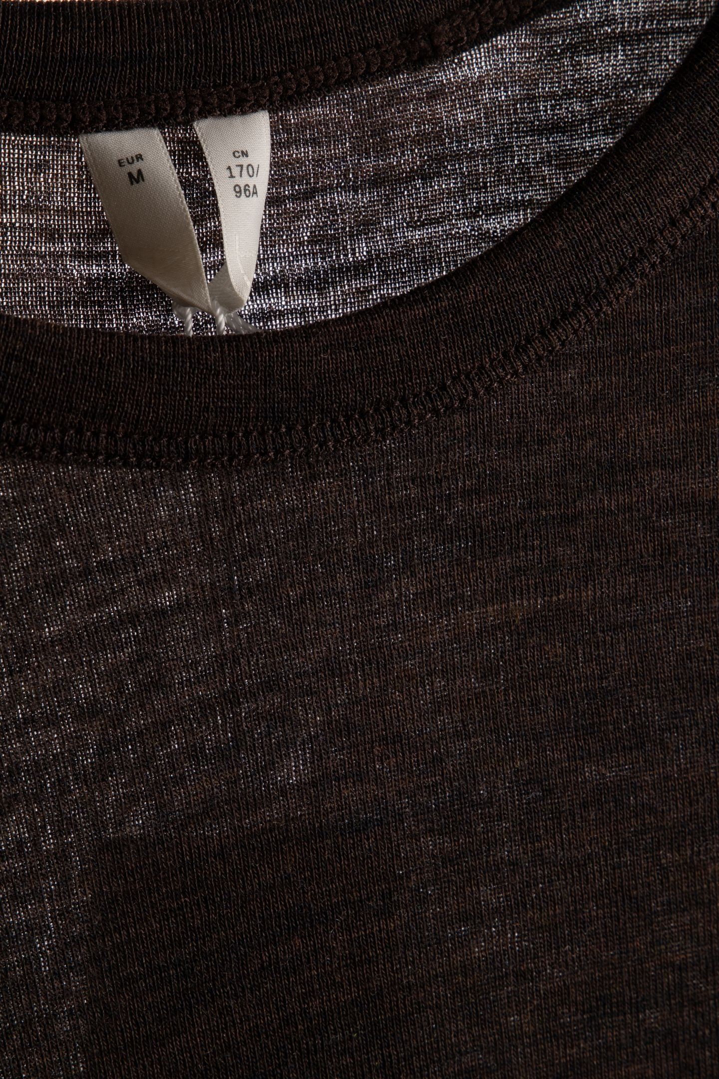 ODDRUN WOOL RIB LS BROWN 5