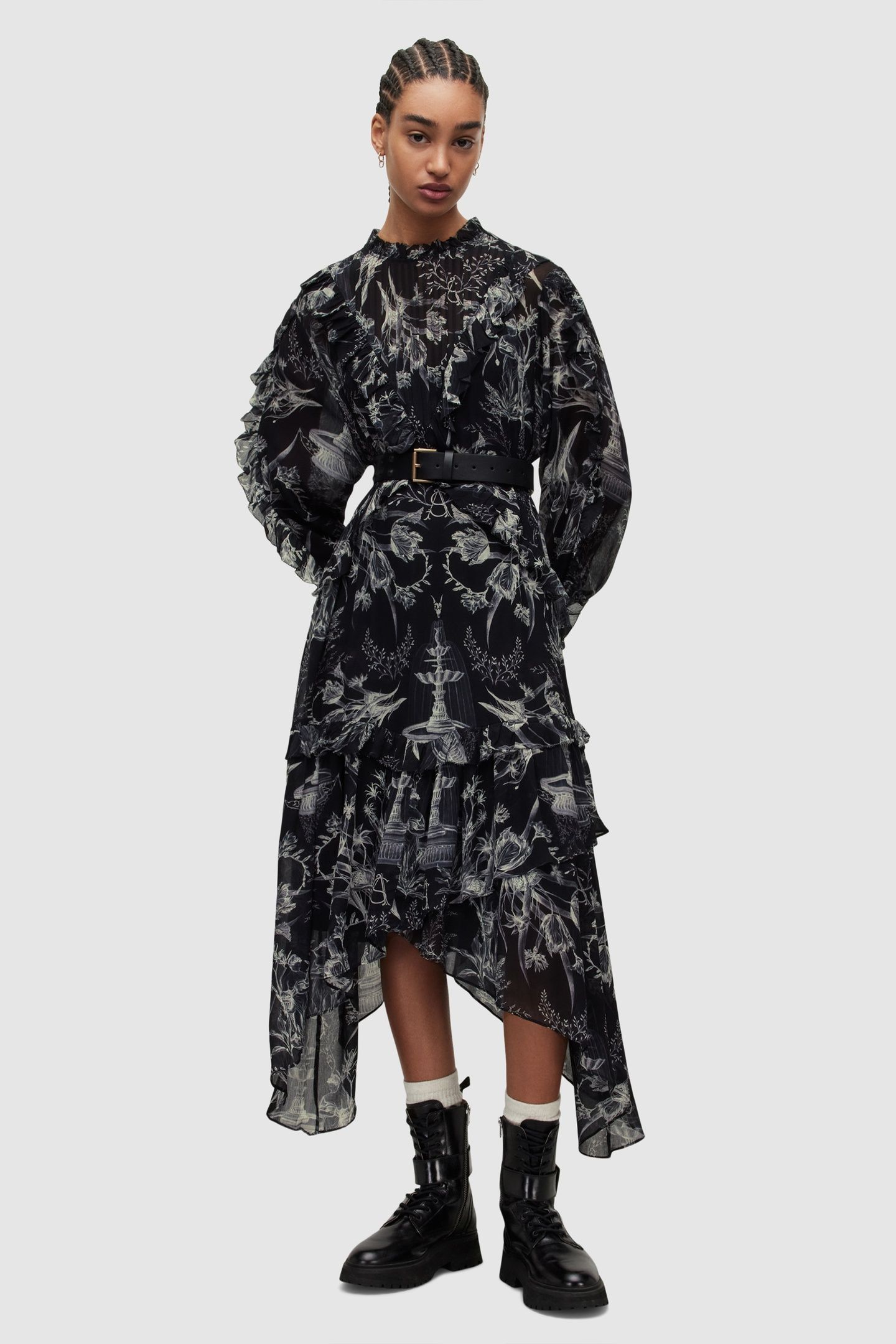 TESSA AURELIA DRESS BLACK 2