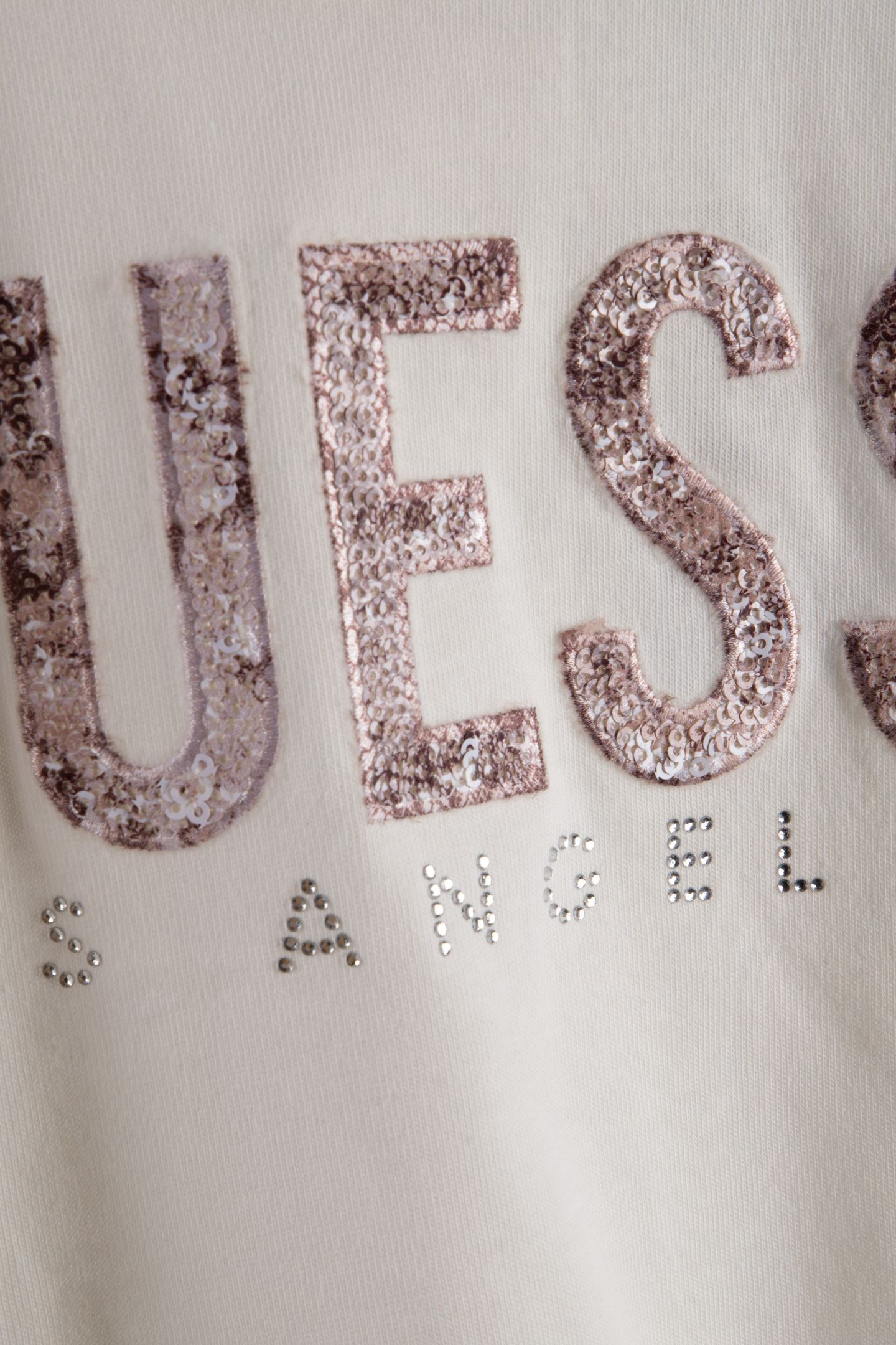 GUESS ECO LS CN PYTHON LOGO TE CREAM WHITE 4