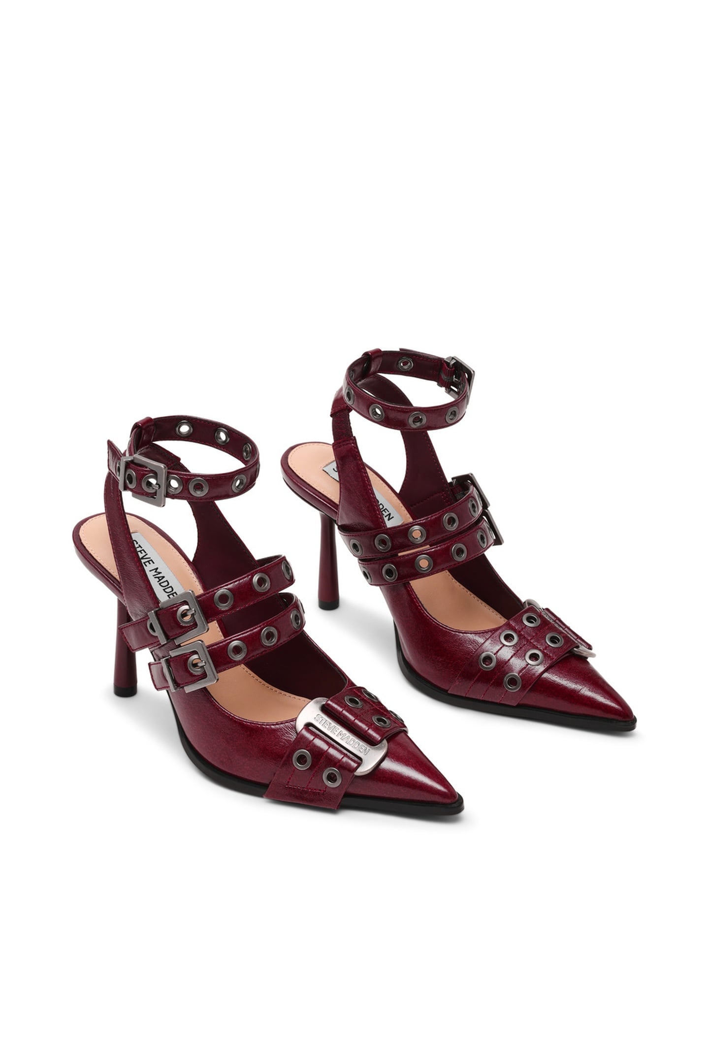 SURPASS FLAT SHOES DARK CHERRY CRINKLE 3