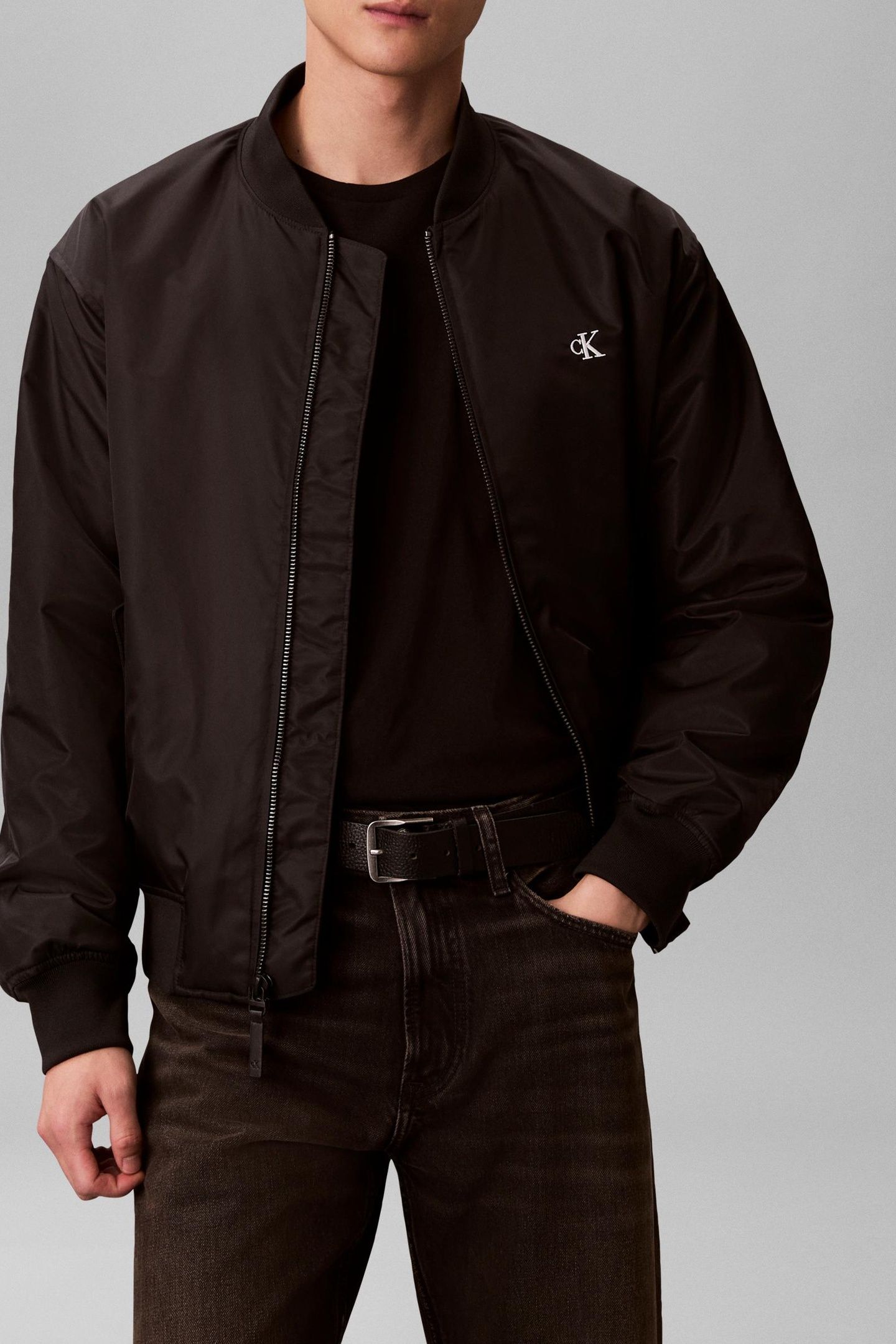 LONG SLEEVE JEANS HERO BOMBER JACKET BLACK 3