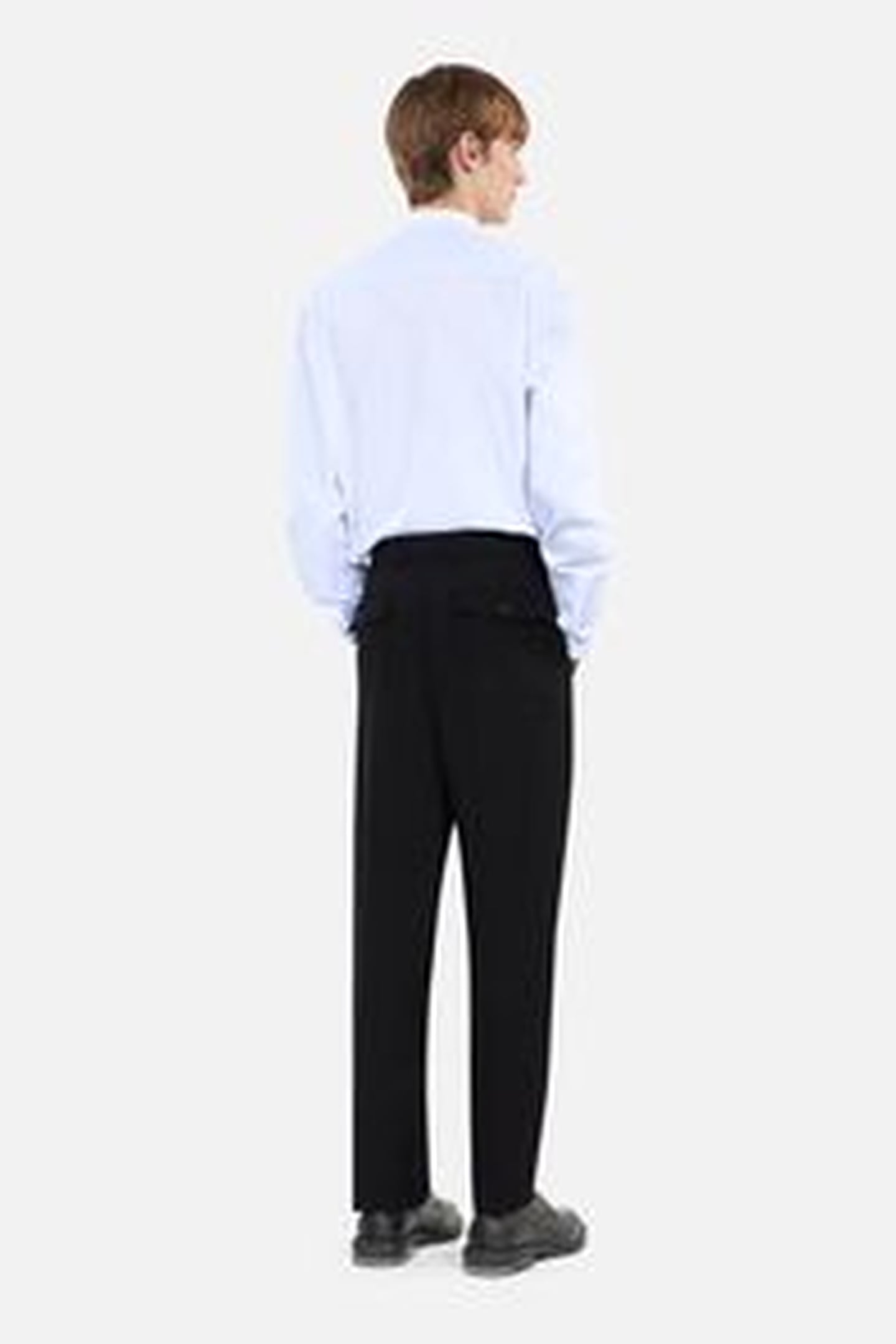 TROUSERS WITH PATCH POCKETS ON THE BACK BLACK 6