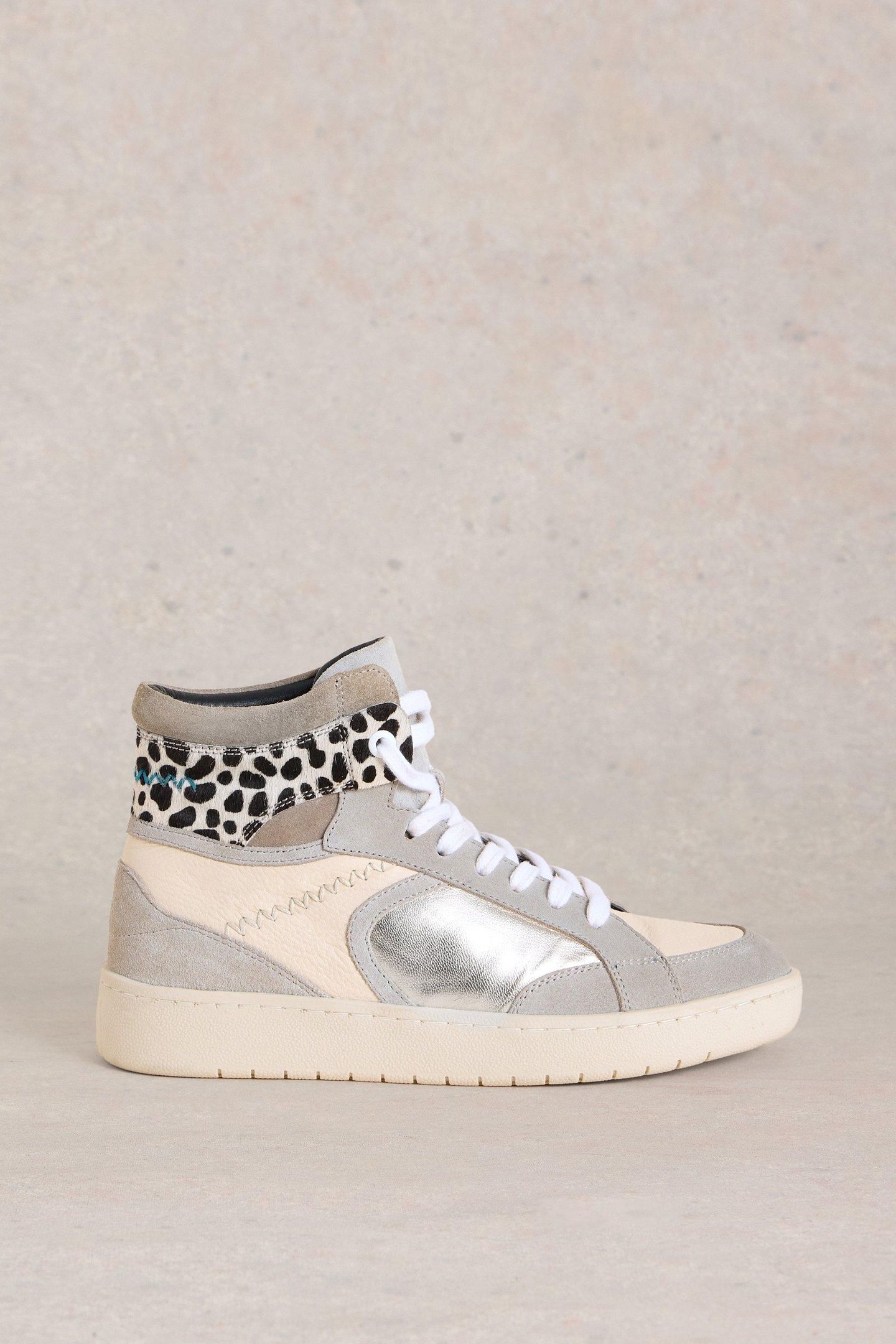 HEIDI HI-TOP TRAINER NATURAL MULTI 1