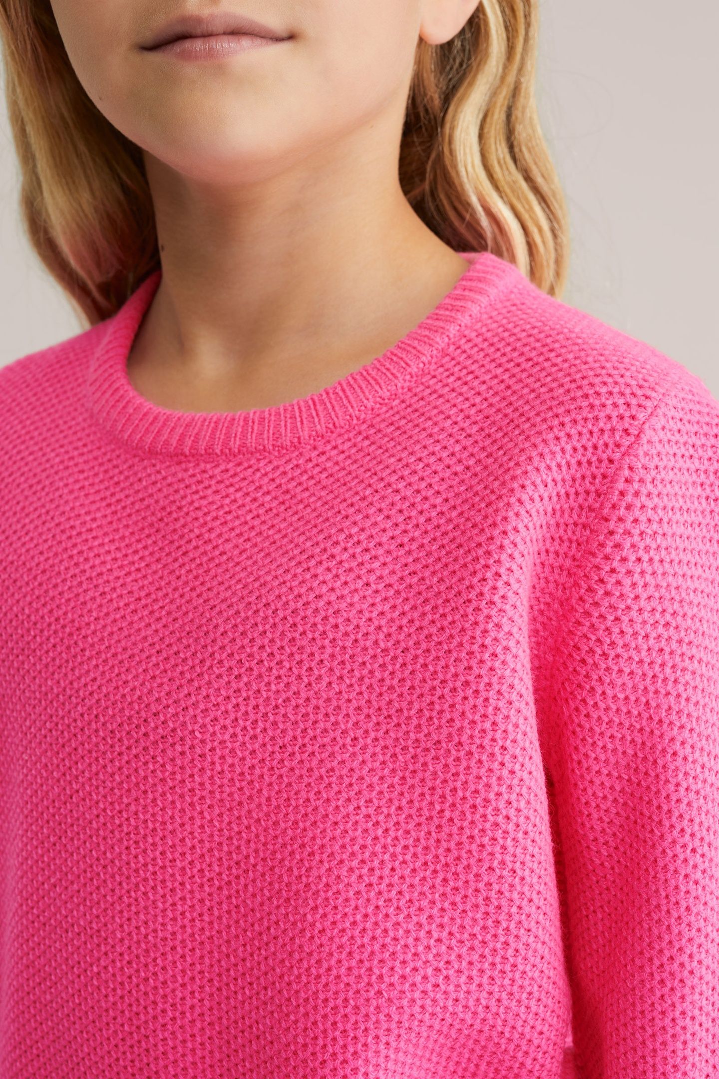 KNITTED PULLOVER BRIGHT PINK 5