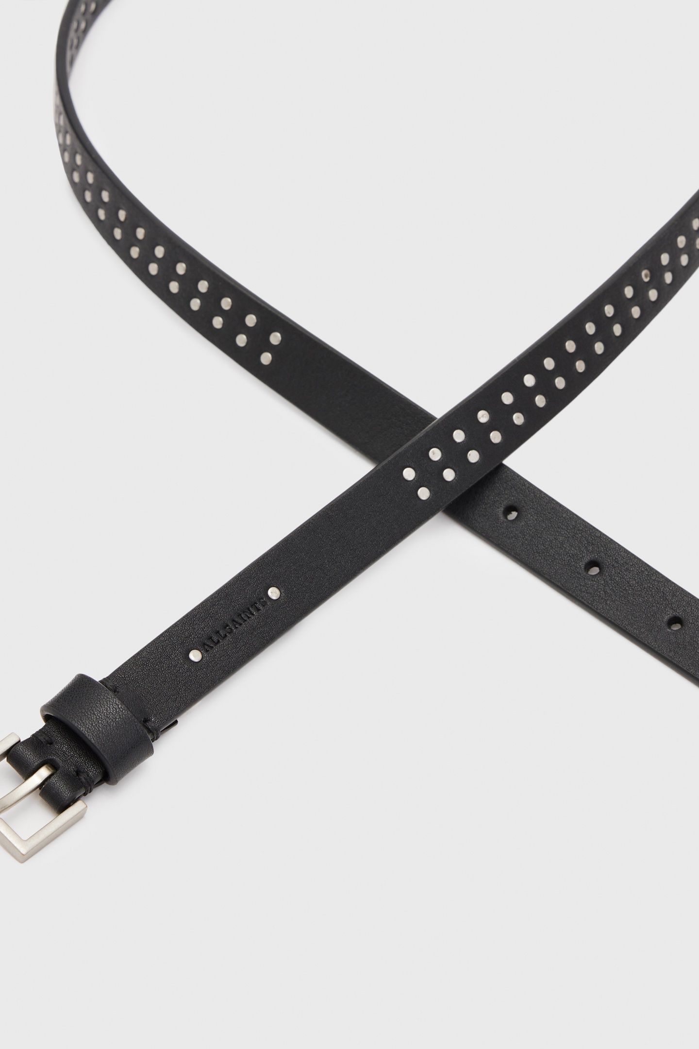 PENNY SKINNY BELT BLK/ANTIQUE NICKEL 5