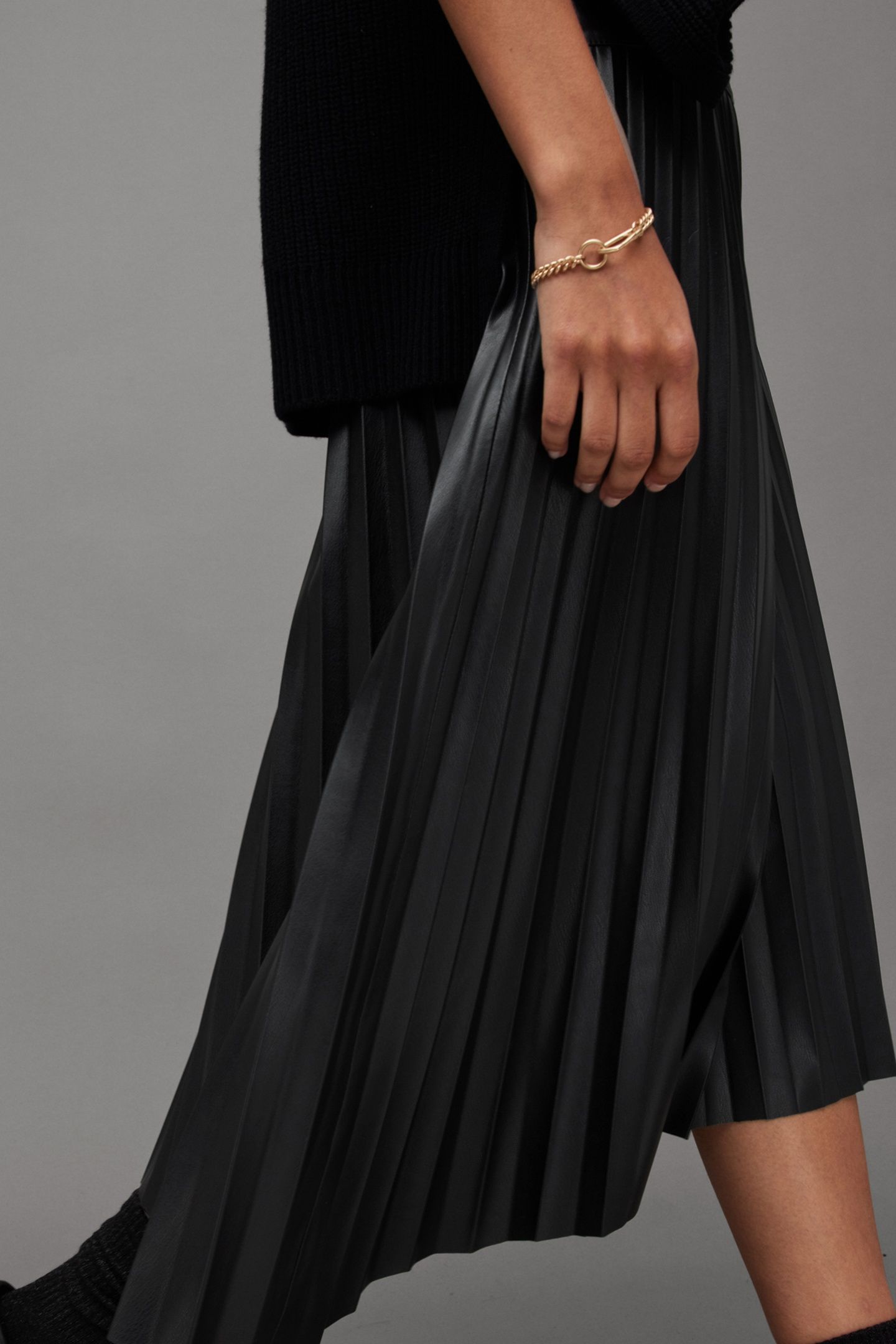 SYLVY FAUX SKIRT BLACK 4
