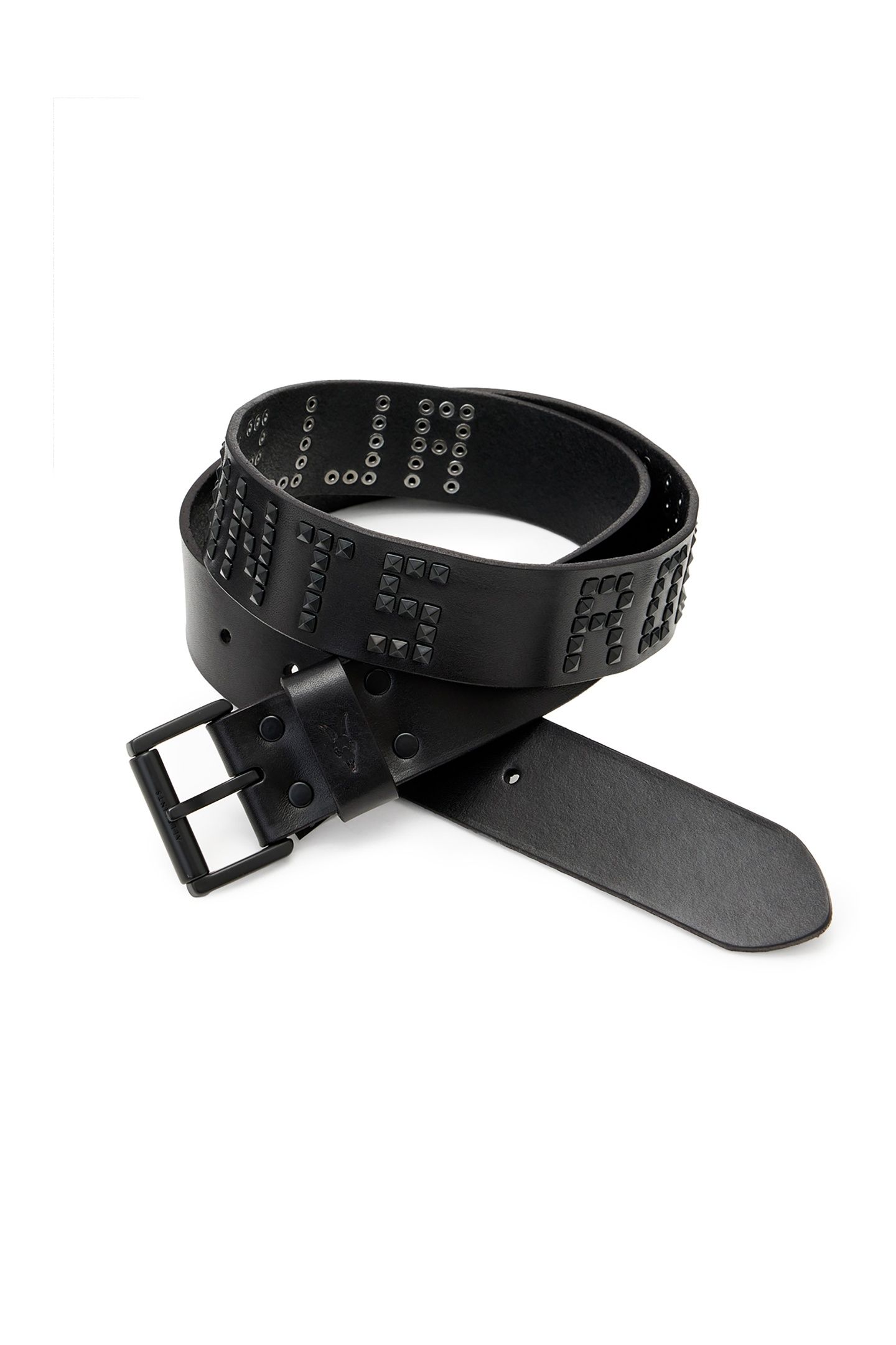 AS ROCKS STUD BELT BLACK/MATTE BLACK 1
