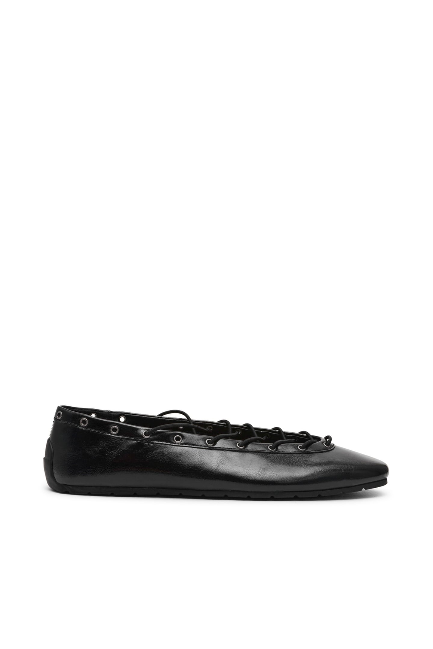 POINTE FLAT SHOES BLACK 1