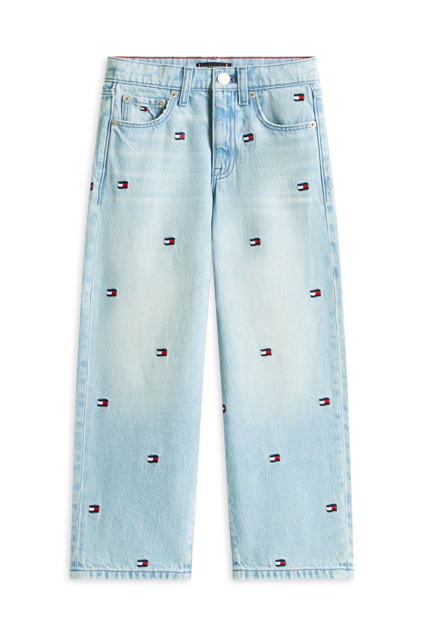 BOYS BAGGY WAVY FLAG LOOSE JEANS 5
