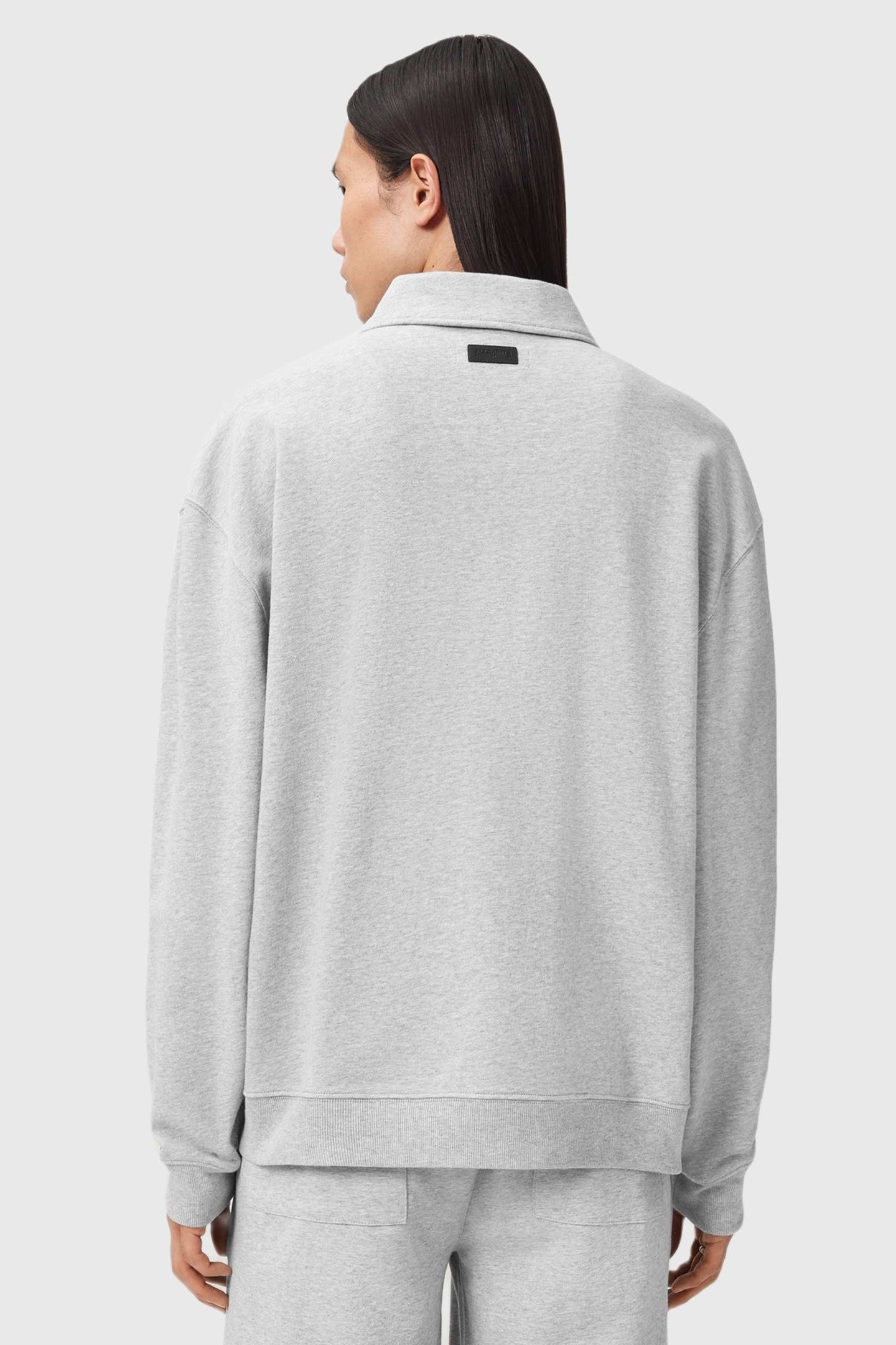 MILO SWEAT POLO LIGHT GREY MARL 5