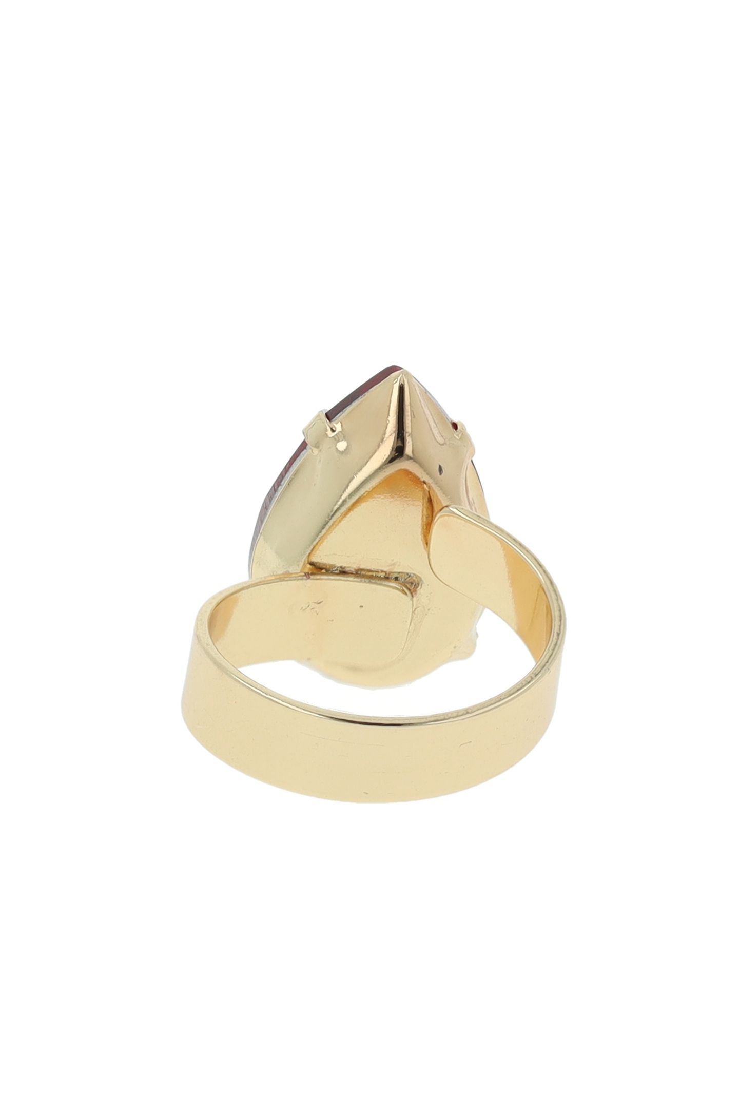 CLASSIC DROP RING SMOKED TOPAZ RED 3