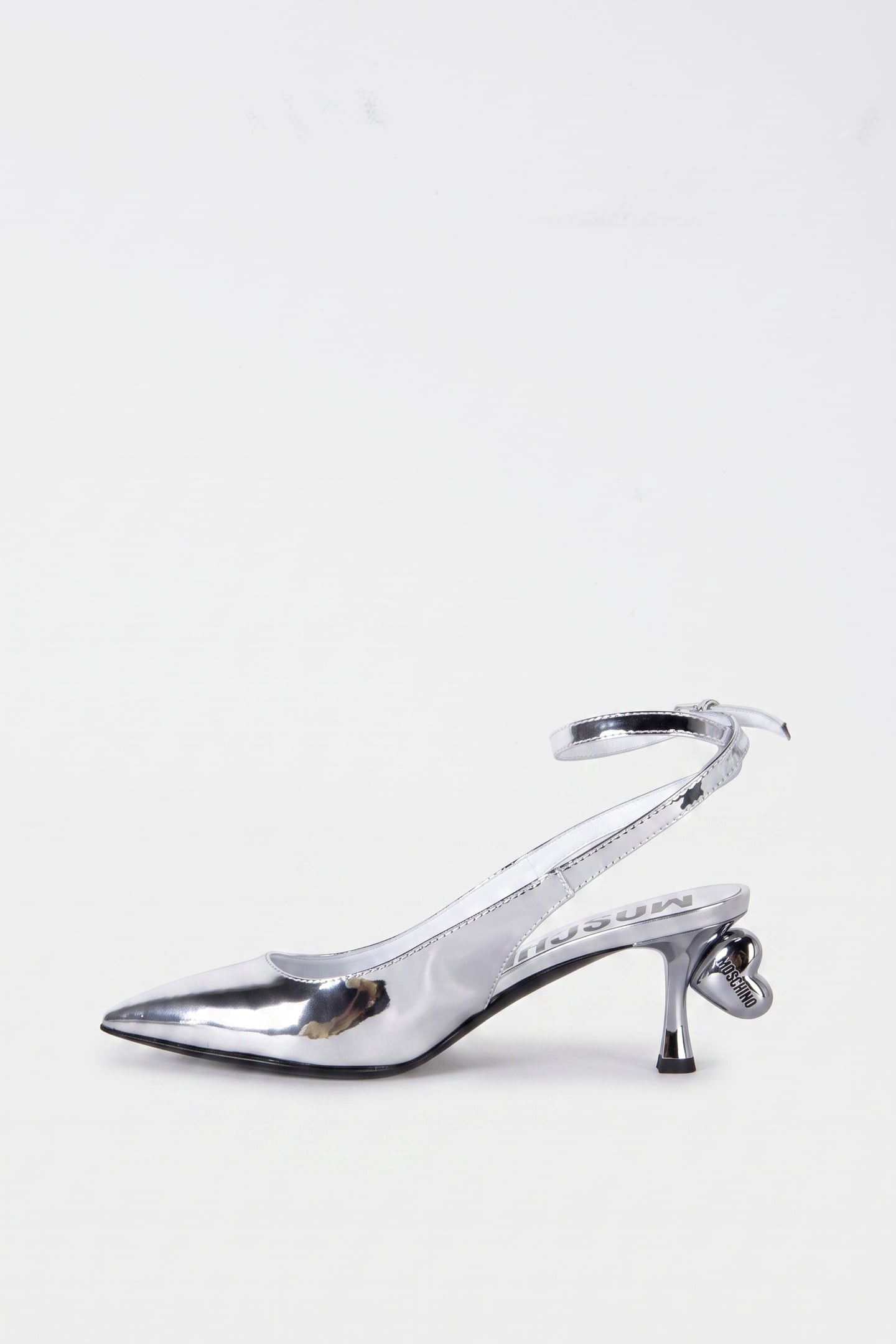 SWEETHEART SLINGBACK PUMP SILVER 2