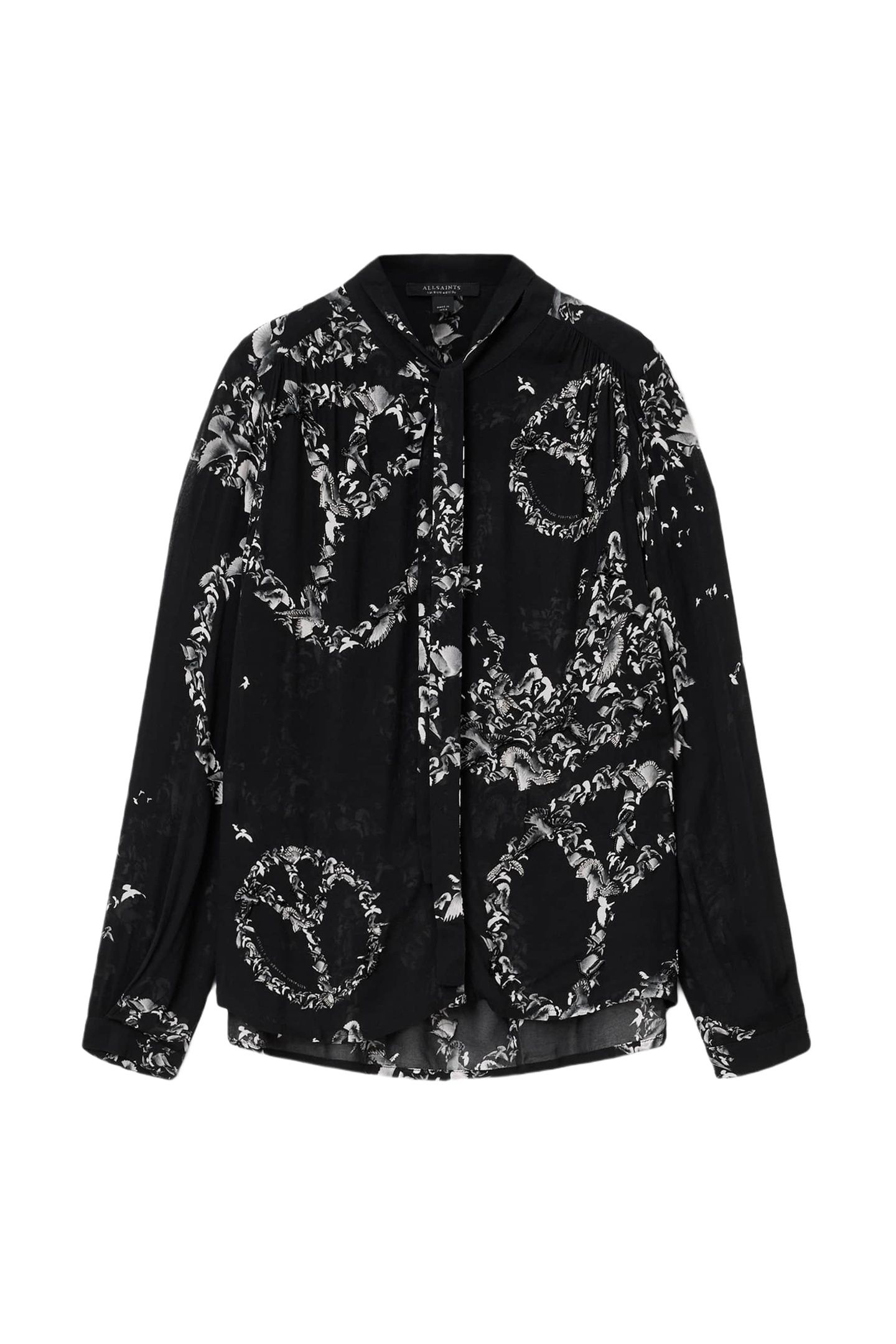 HILDA EMB SHIRT FLIGHT BLACK 5