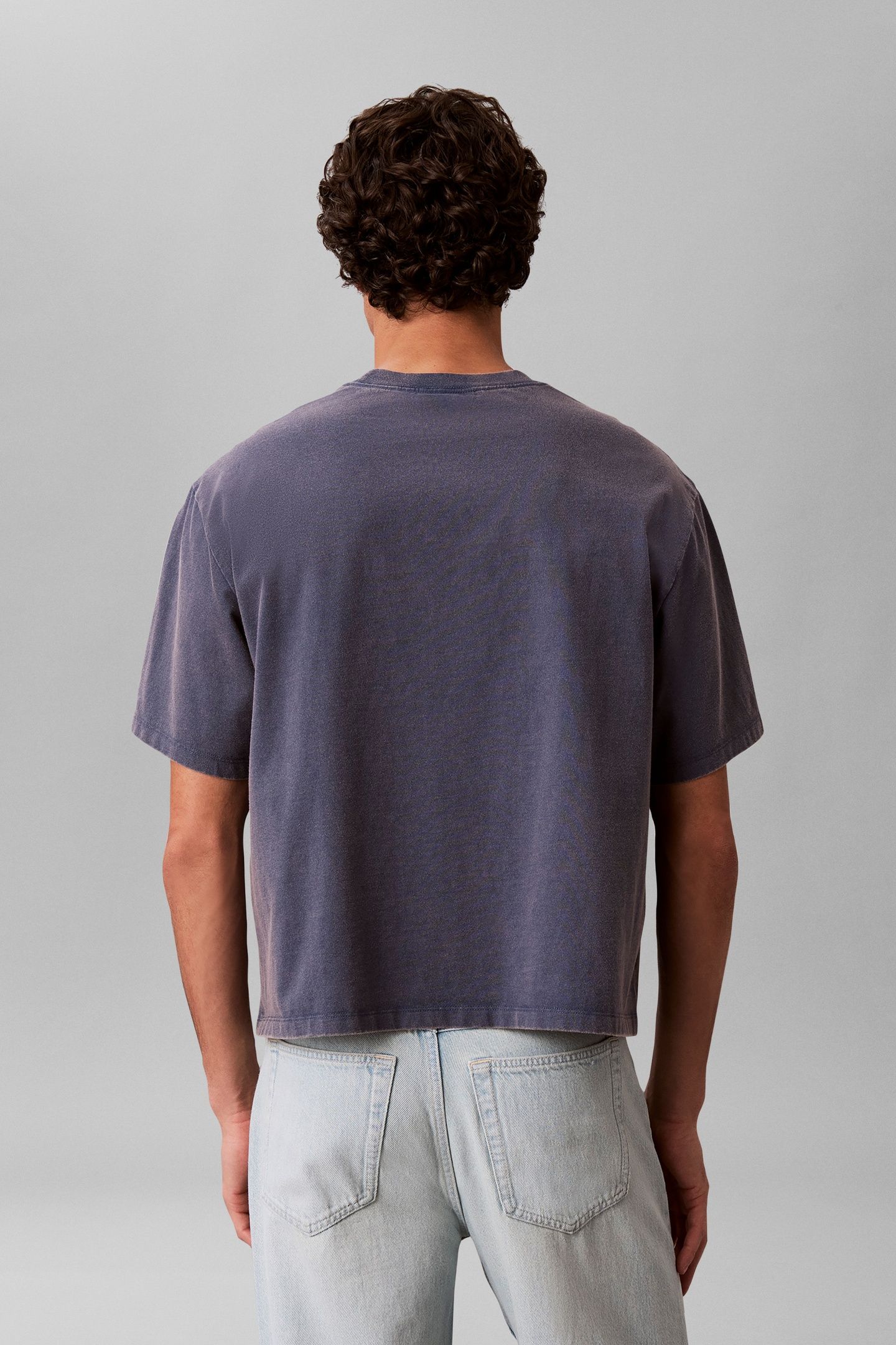 SHORT SLEEVE 90S FIT MONOLOGO TEE DARK DENIM 2