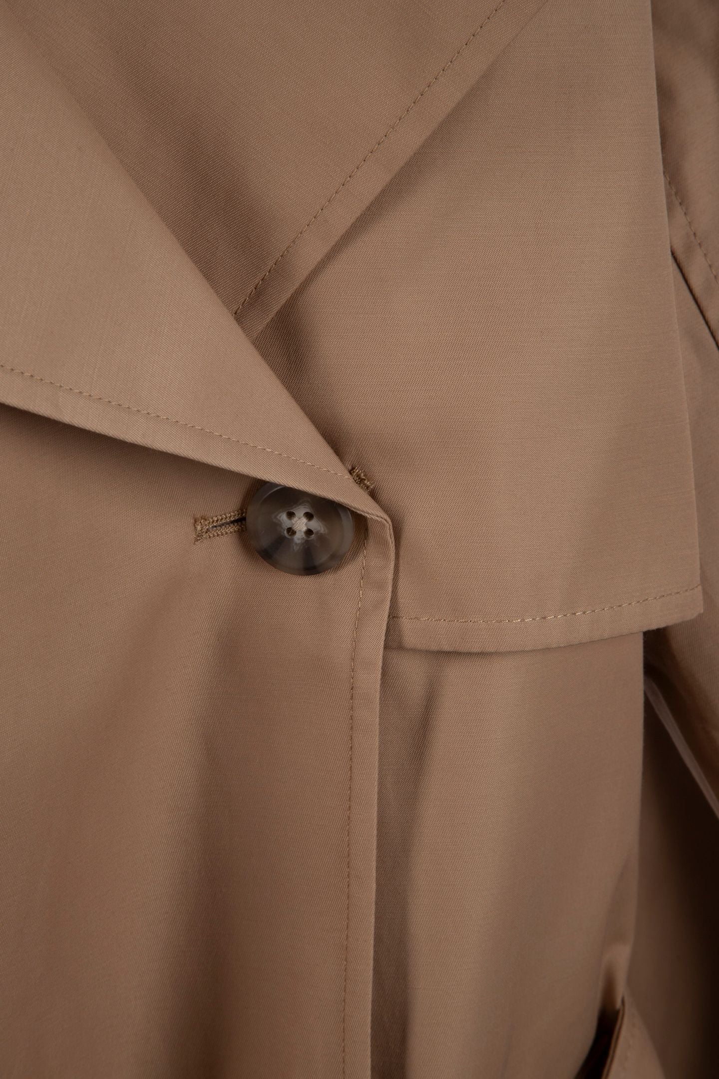 CLASSIC LONG COTTON COAT TANNIN 4