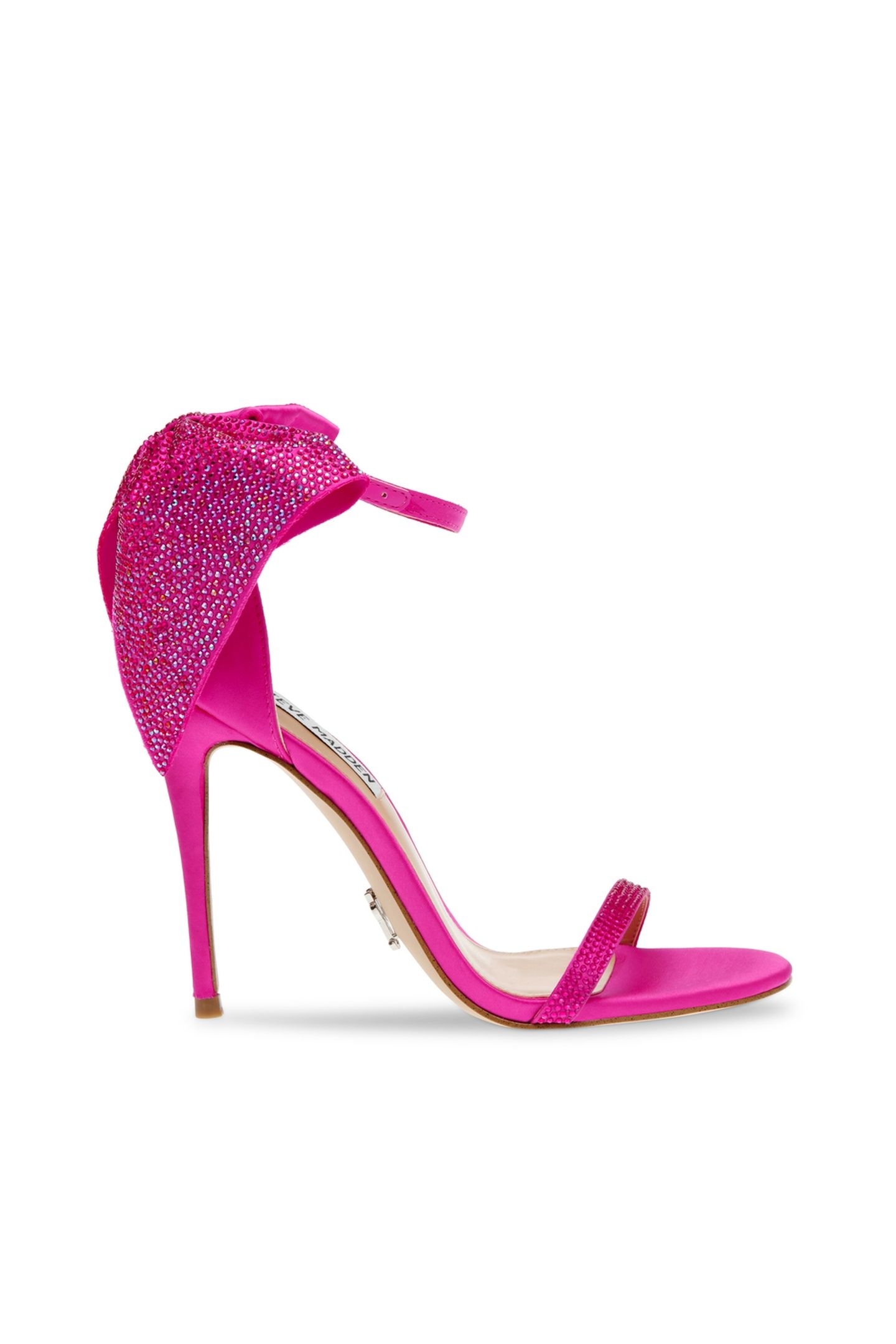 BELLAROSA SANDALS MAGENTA SATIN 1