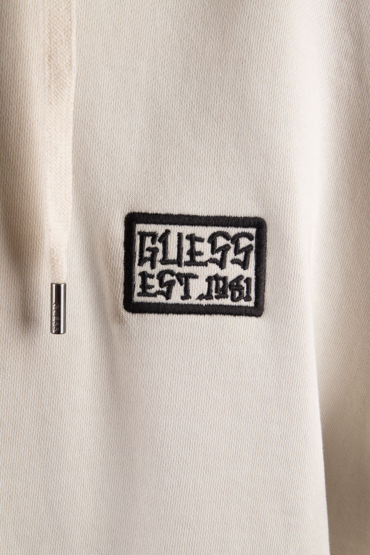 GUESS ECO HERON HOODIE SWEATSH BIRCH BARK 4