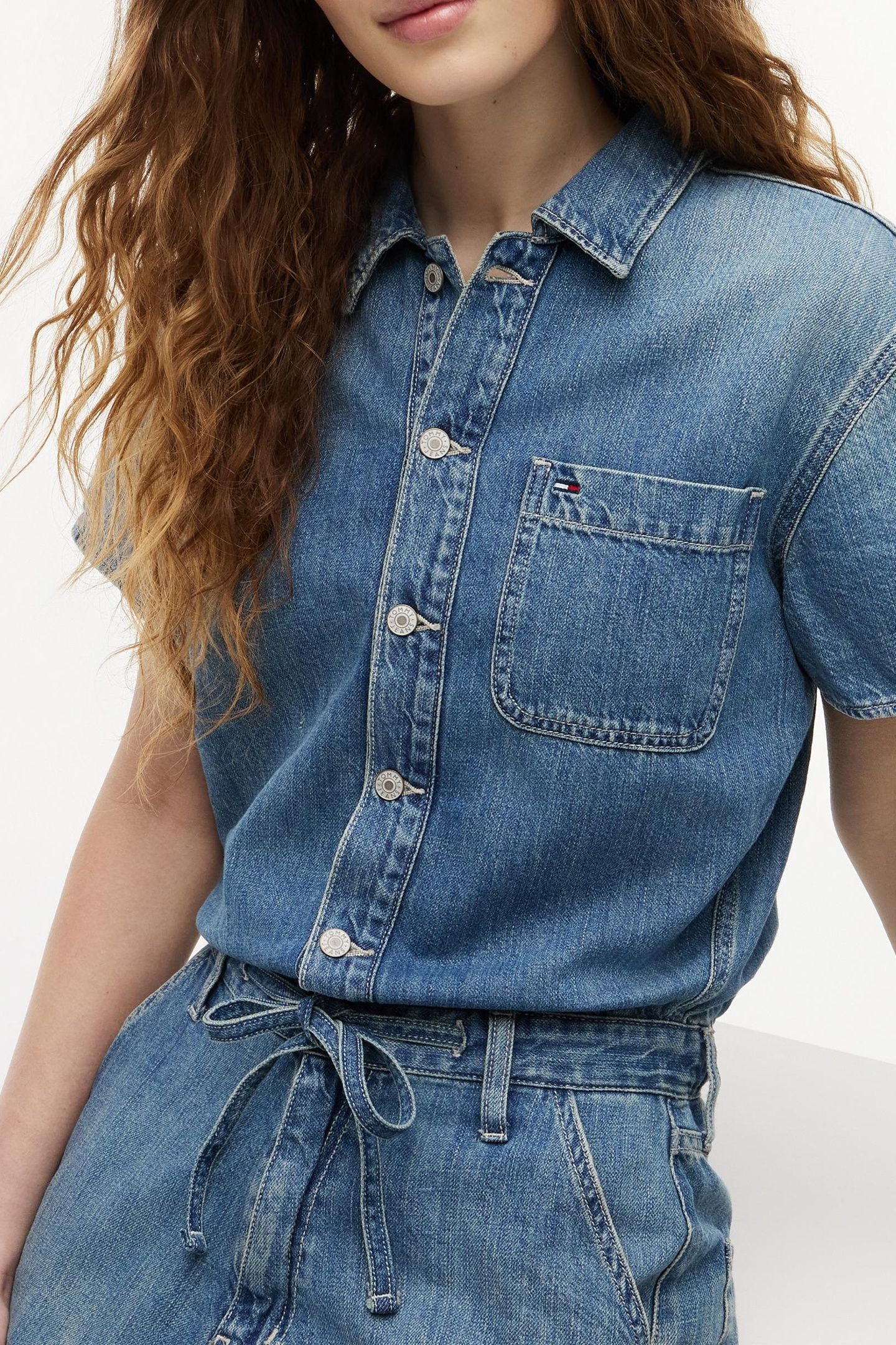 DENIM PLAYSUIT DENIM MEDIUM 4