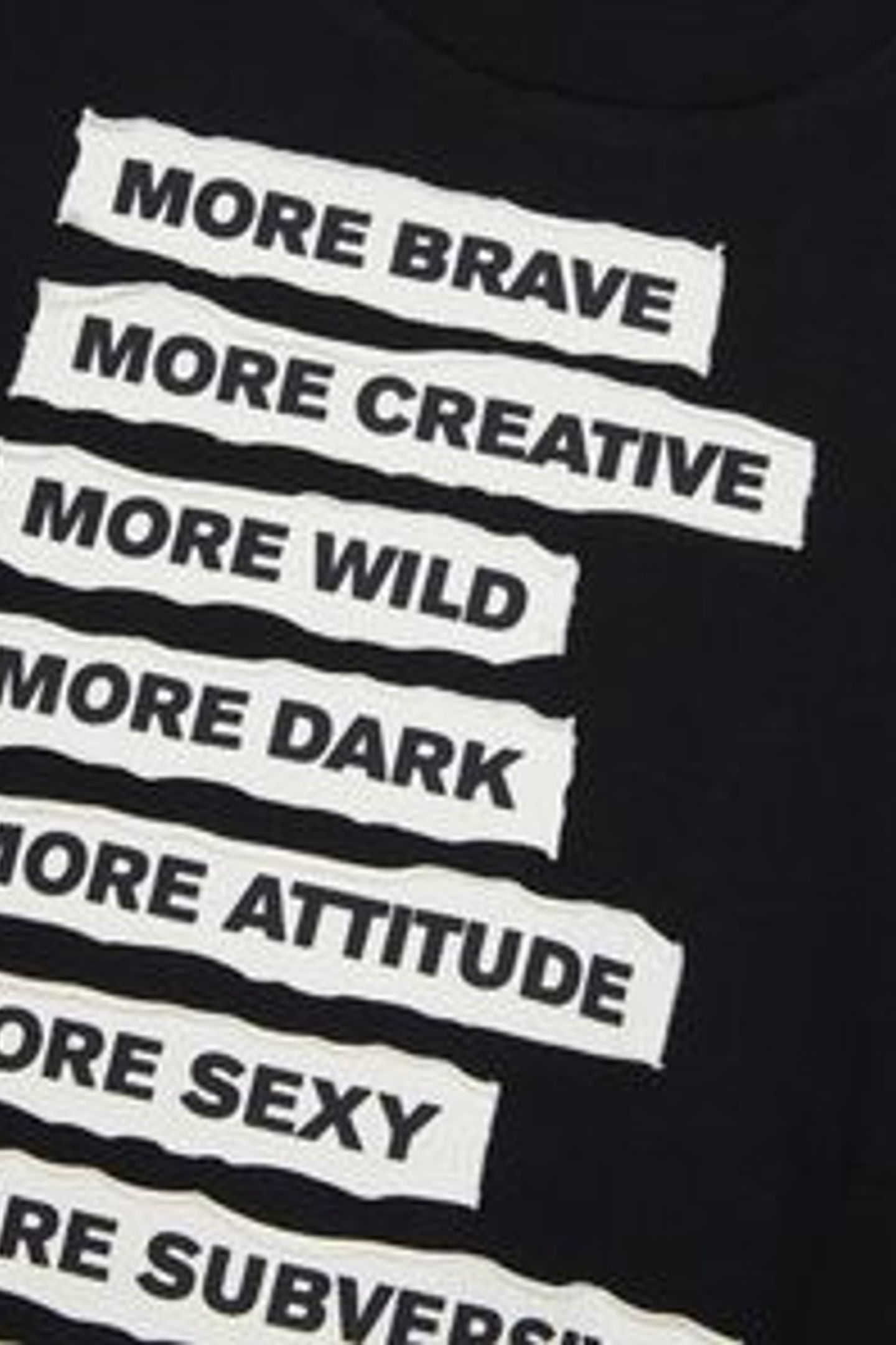 LONG-SLEEVED T-SHIRT WITH APPLIQUE PATCHES BLACK WASHED 13