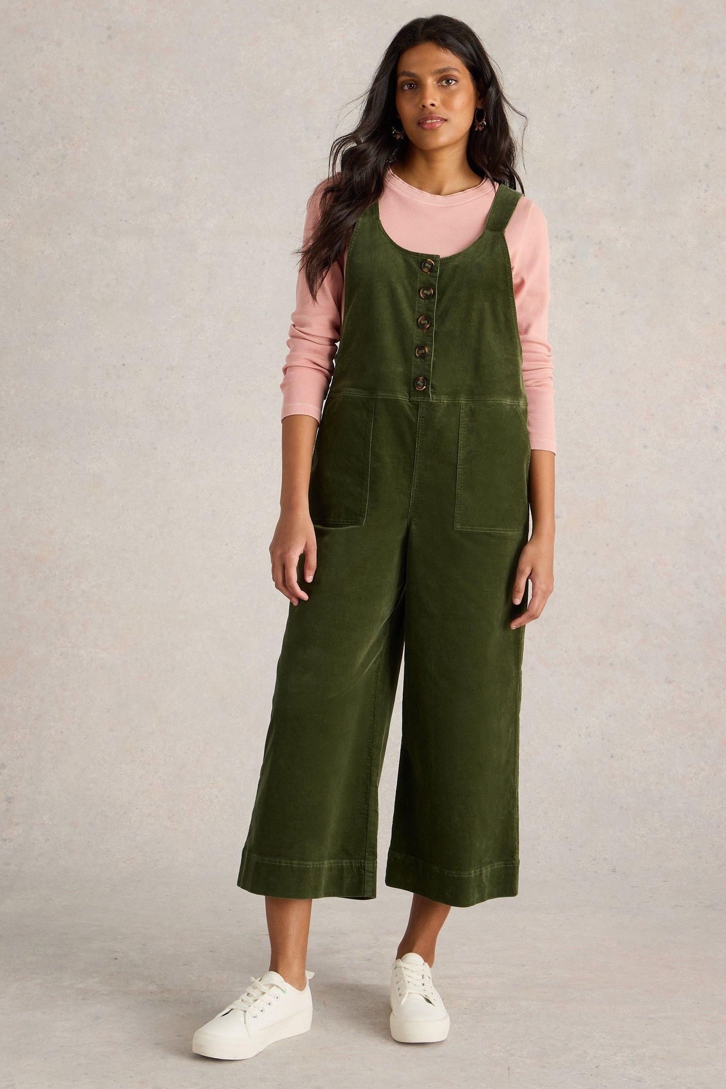 VIOLA CORD DUNGAREE DARK GREEN 1