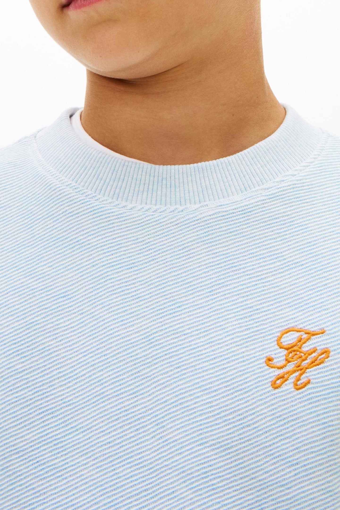BOYS TH SCRIPT JERSEY KEEPSAKE BLUE 5