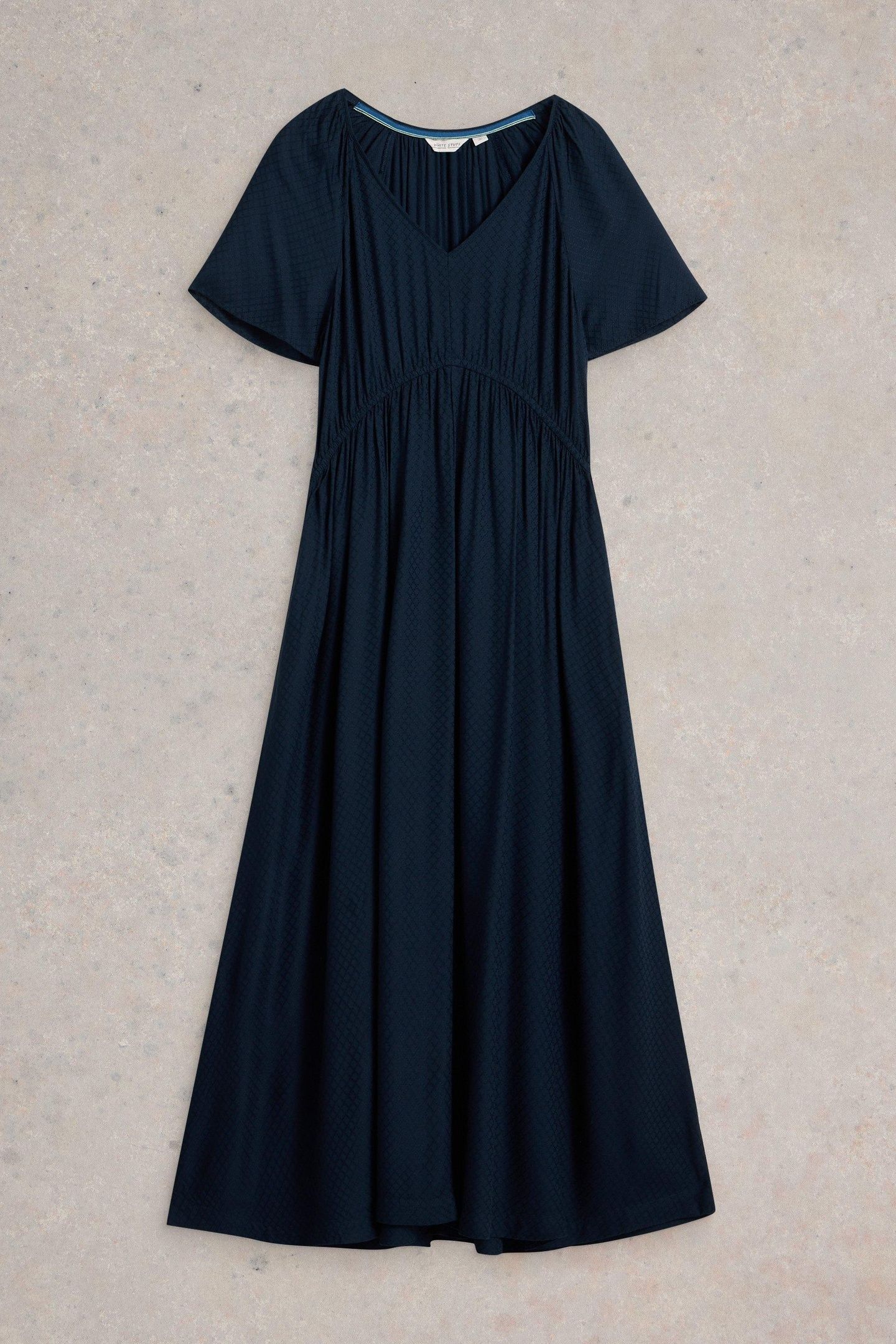IMOGEN MIDI DRESS DARK NAVY 4