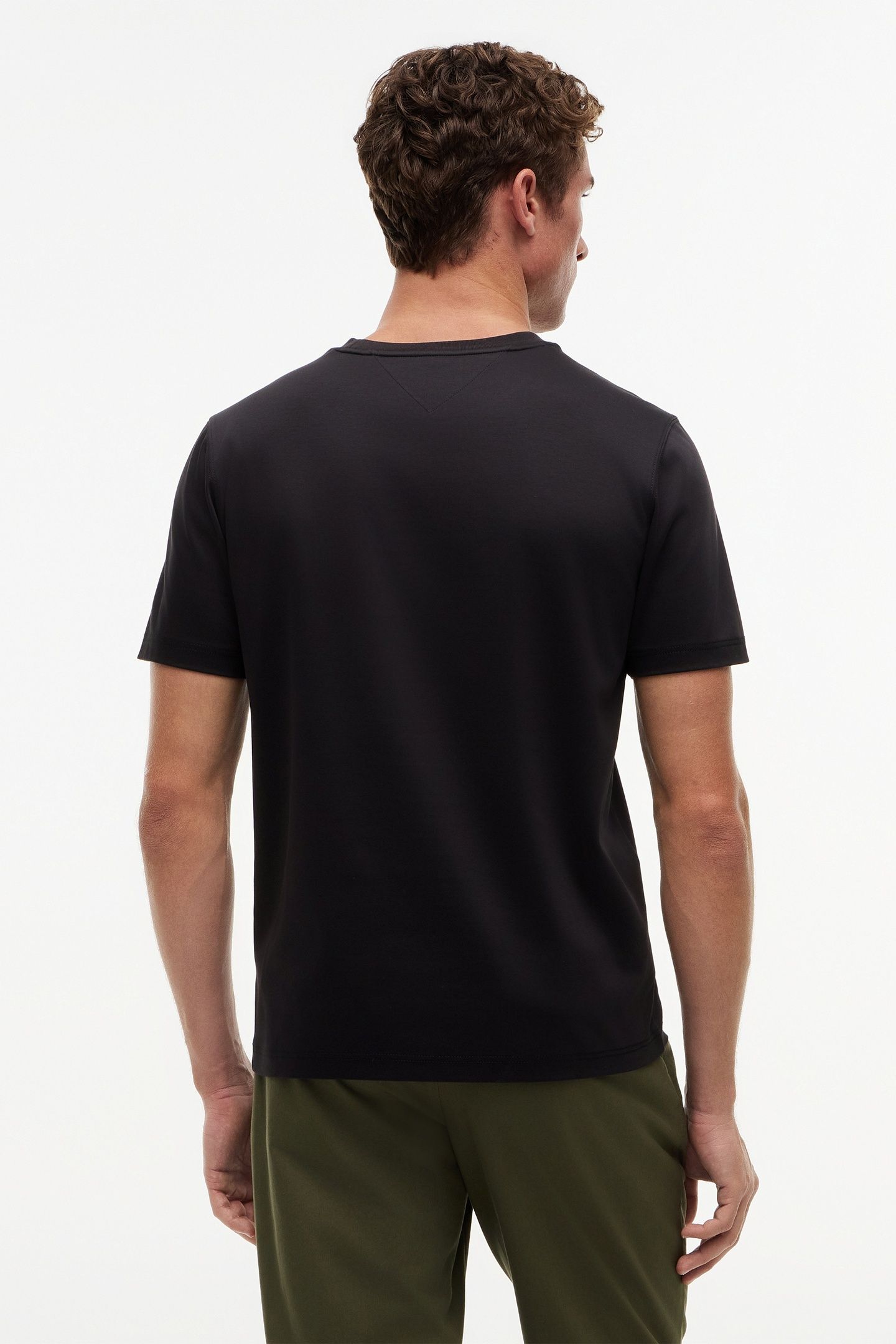 BRAND LOVE GOLD INTERLOCK T-SHIRT BLACK 2