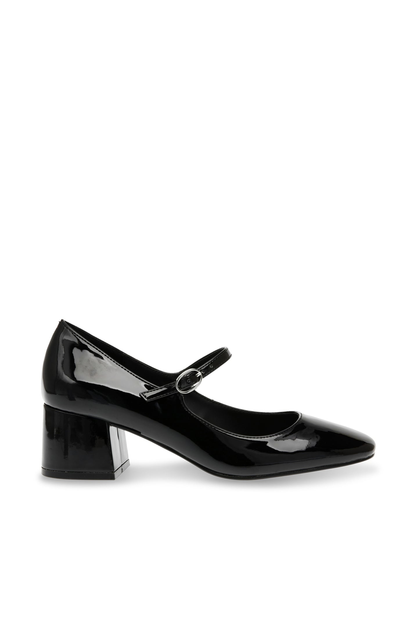 HAWKE SANDALS BLACK PATENT 1