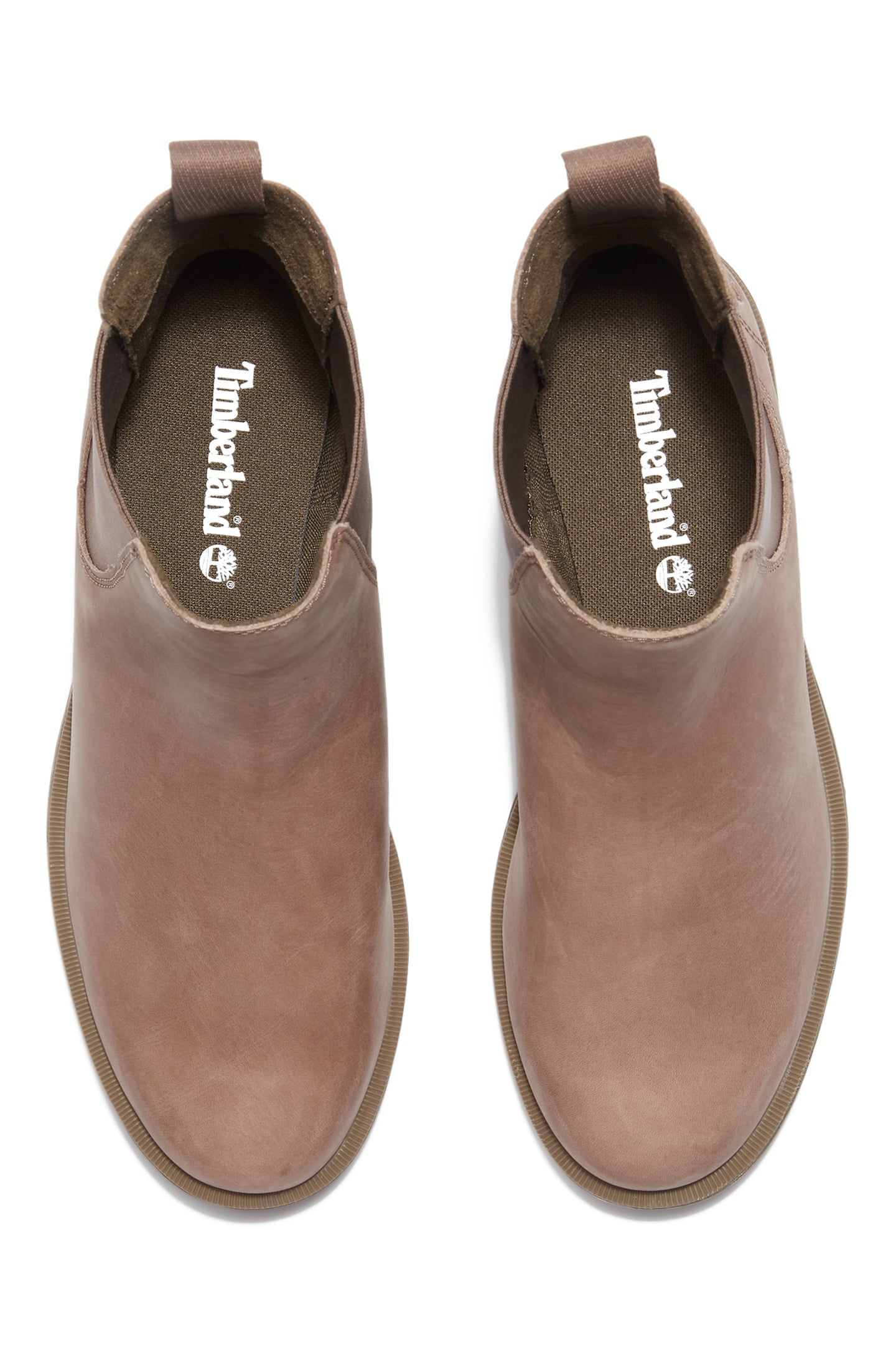 VERONA SQUARE MID CHELSEA BOOT TAUPE FULL GRAIN 6