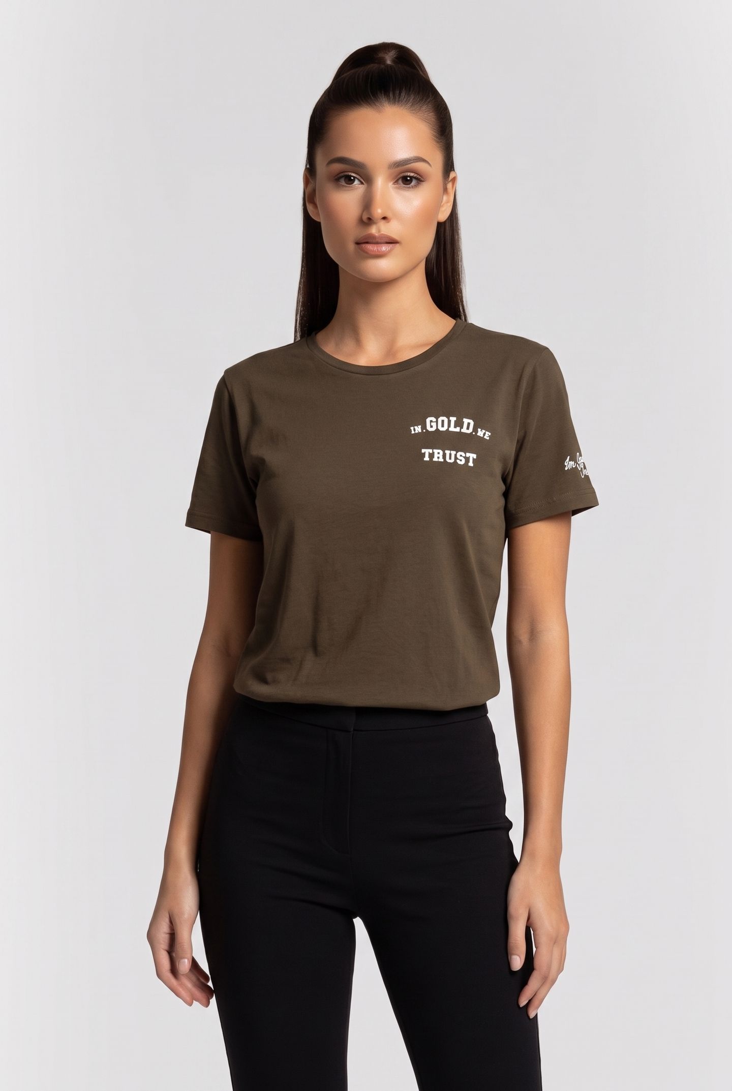 PAINT T-SHIRT DARK GREEN 2