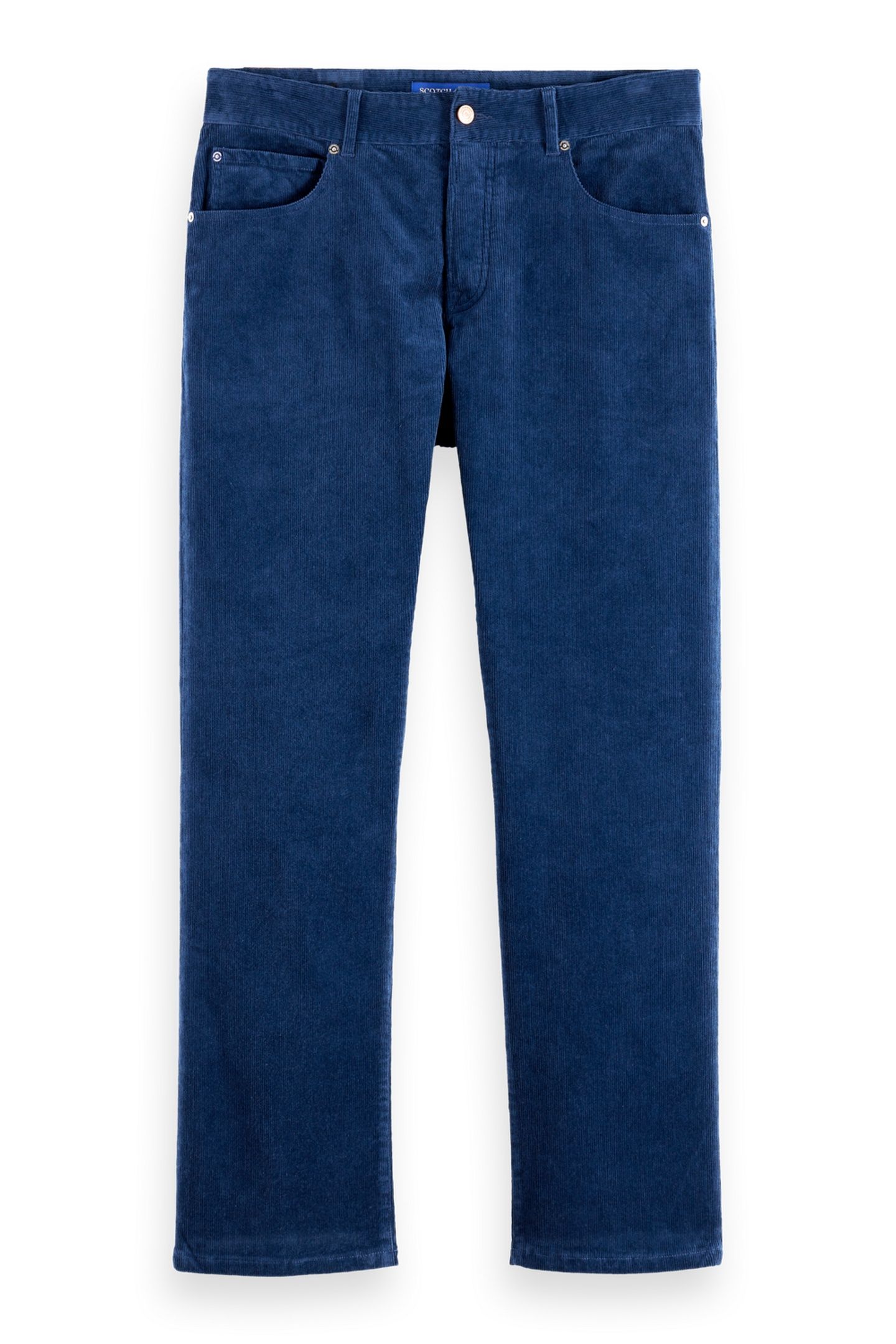 THE ZEE STRAIGHT JEANS IN COLOURED CORDUROY INSIGNIA BLUE 4