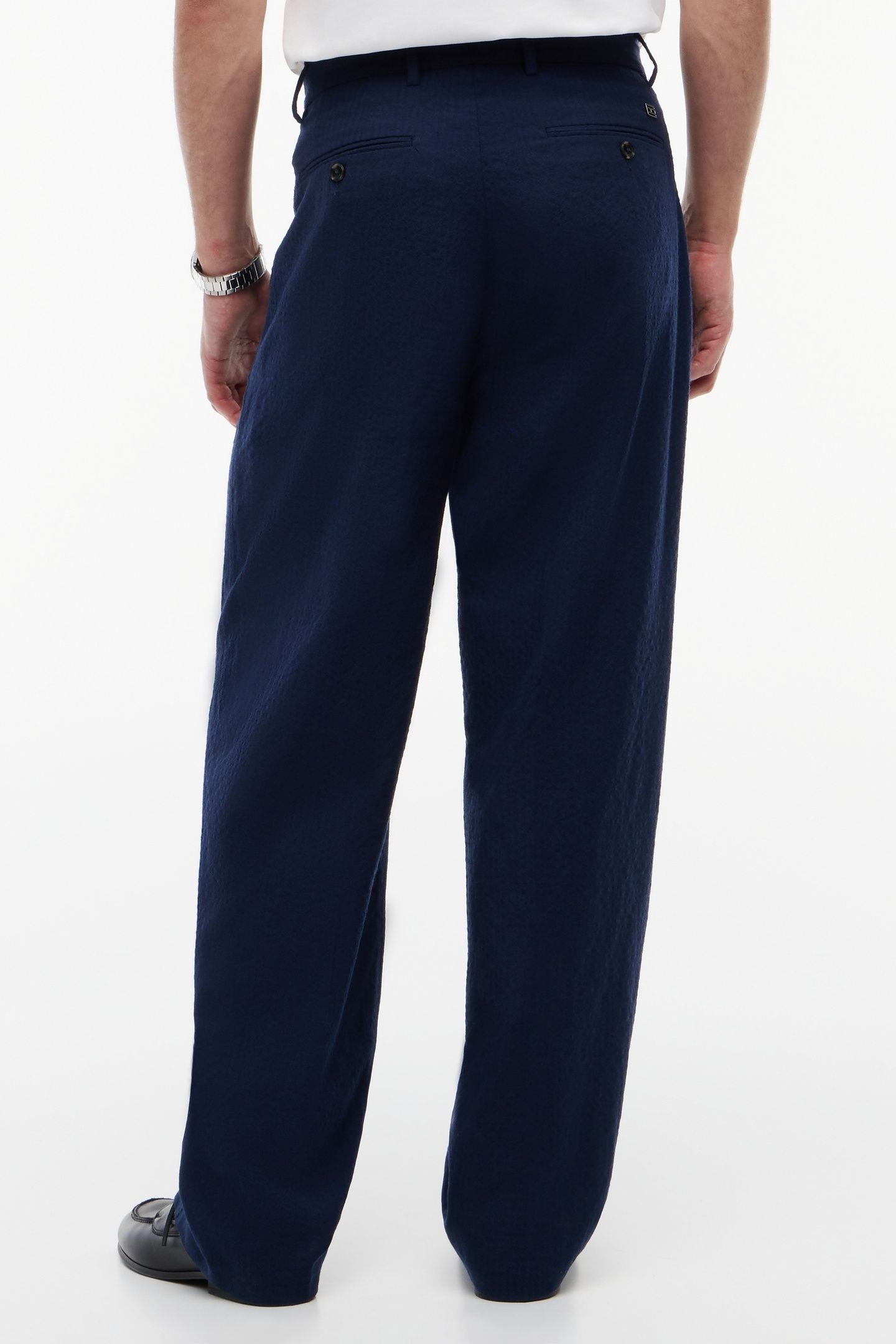 DC SEERSUCKER PANTS NAVY IRIS 2