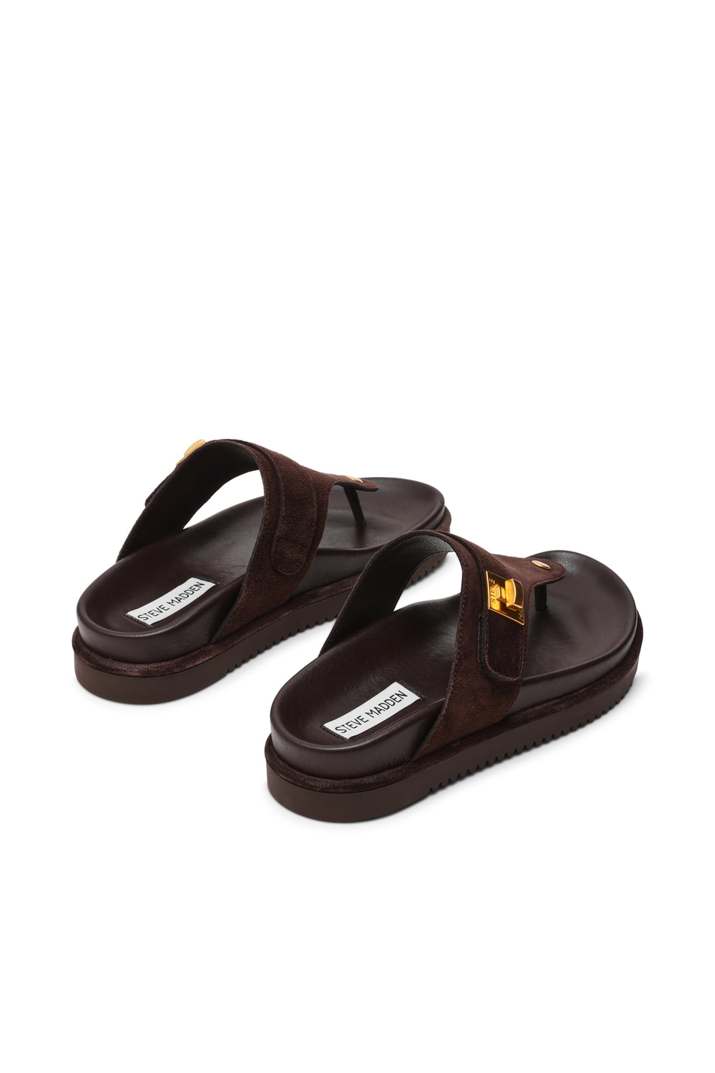 TUNED-IN SANDALS CHOCOLATE BROWN SUEDE 2