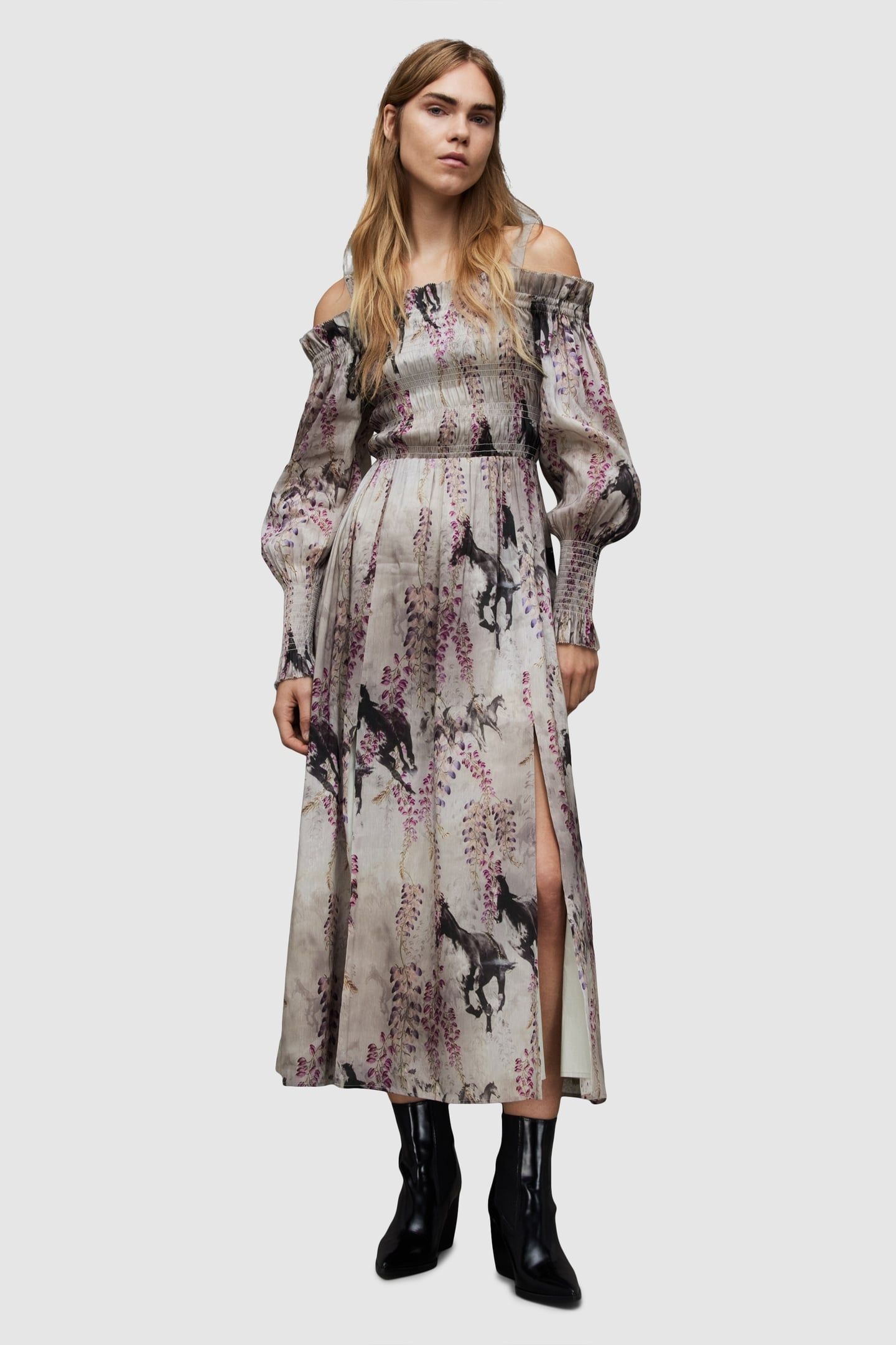 LARY DIONNE DRESS SKY GREY 2