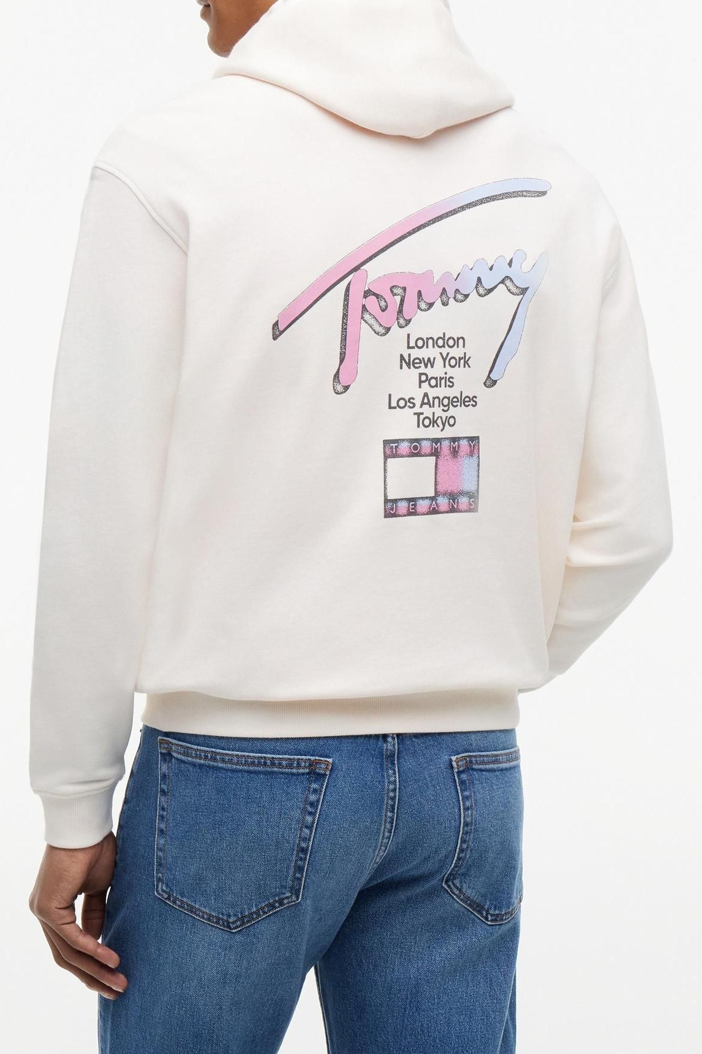 RELAXED SIGNATURE HOODIE ANCIENT WHITE 2
