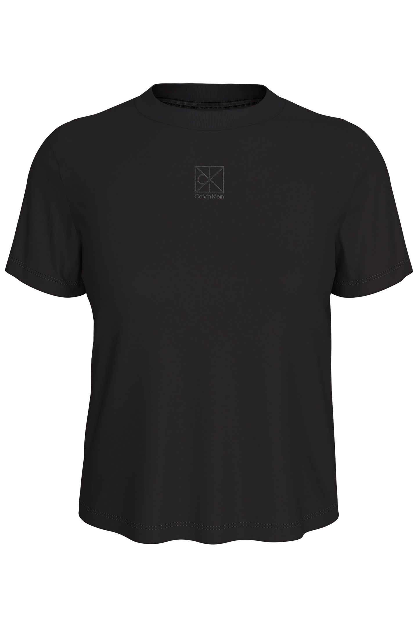 SHORT SLEEVE LUXURY COTTON INTERLOCK TEE BLACK 4