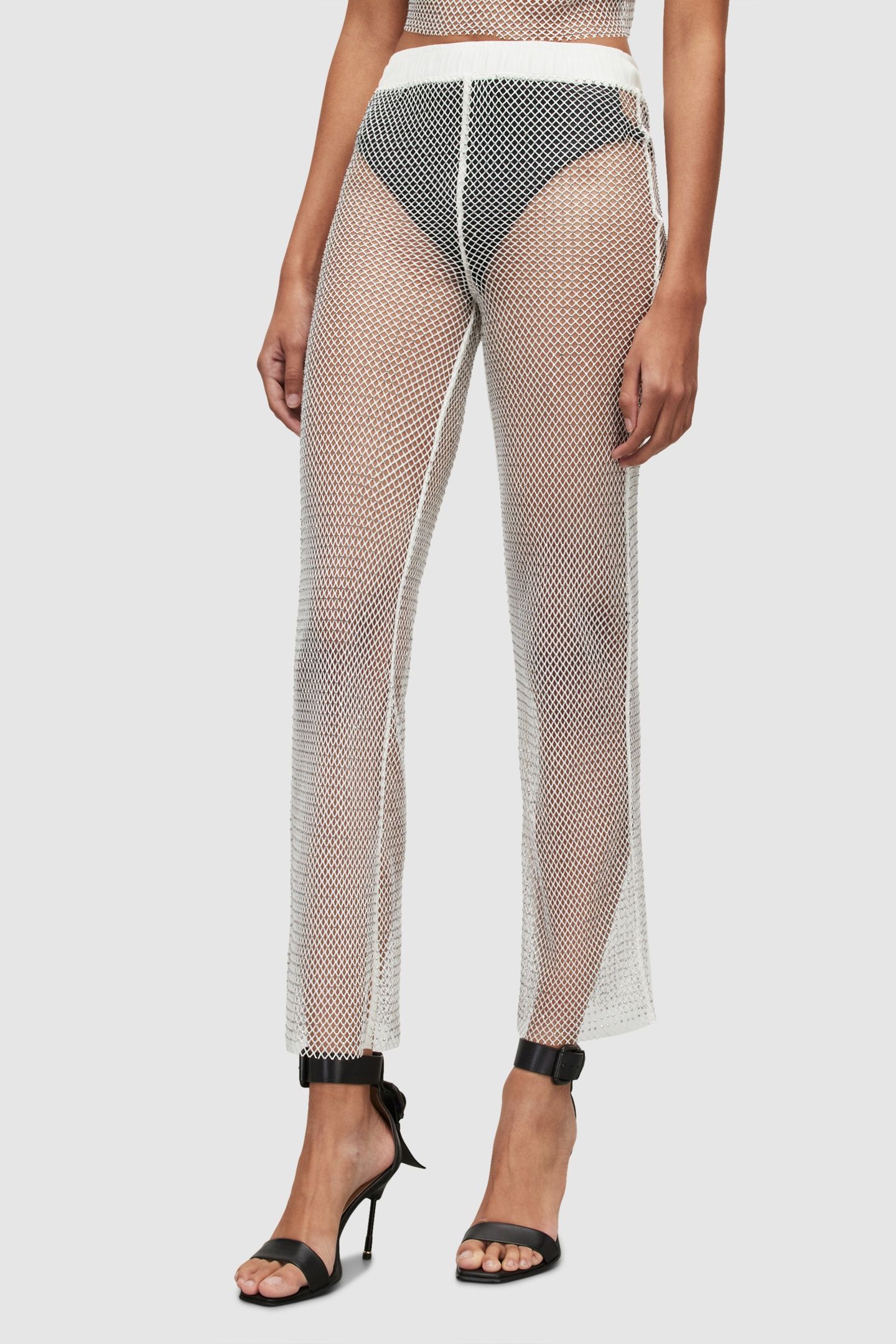 SAFI SPARKLE TROUSER SILVER 1