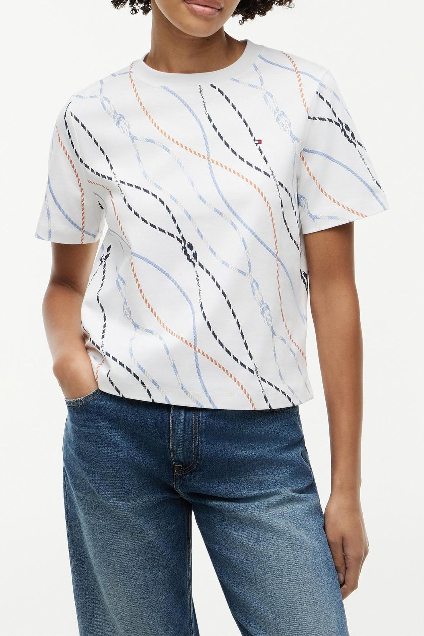 INTERLOCK BOXY C-NECK MULTI COLOR ROPE 2