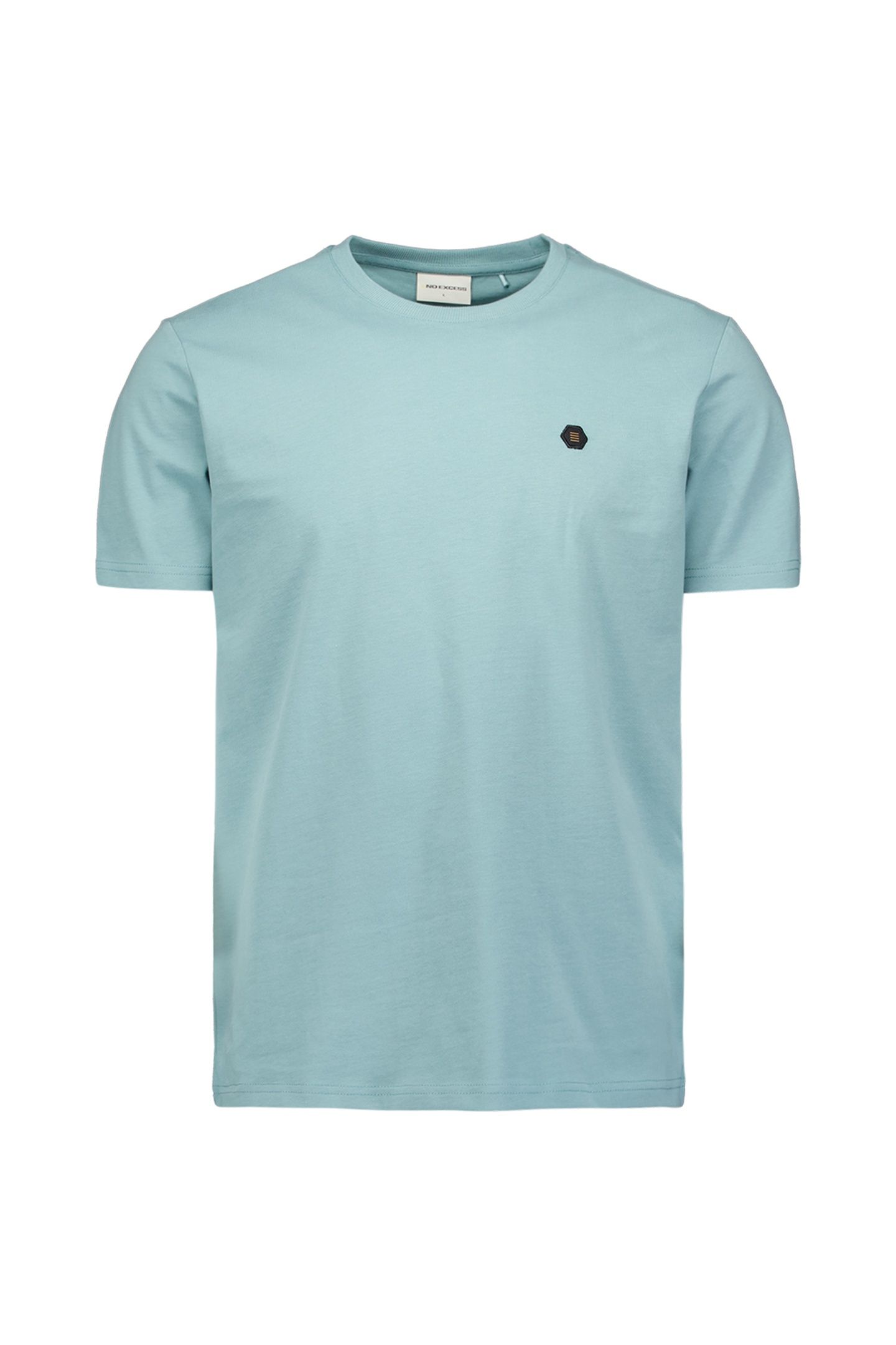 T-SHIRT CREWNECK PEACHED SEABLUE 4