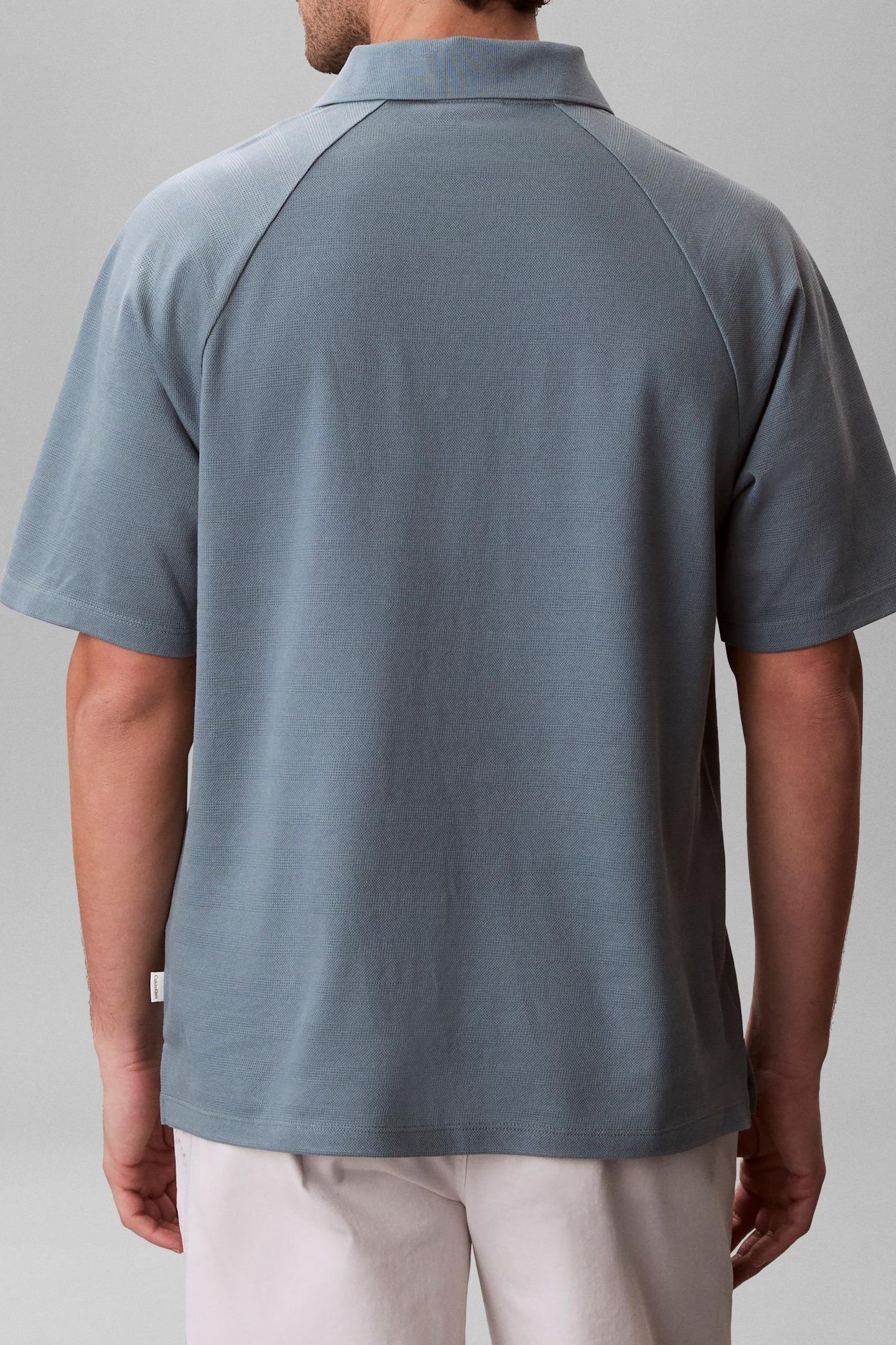 SS EASY BAR JACQUARD POLO FROSTED SPRUCE 3