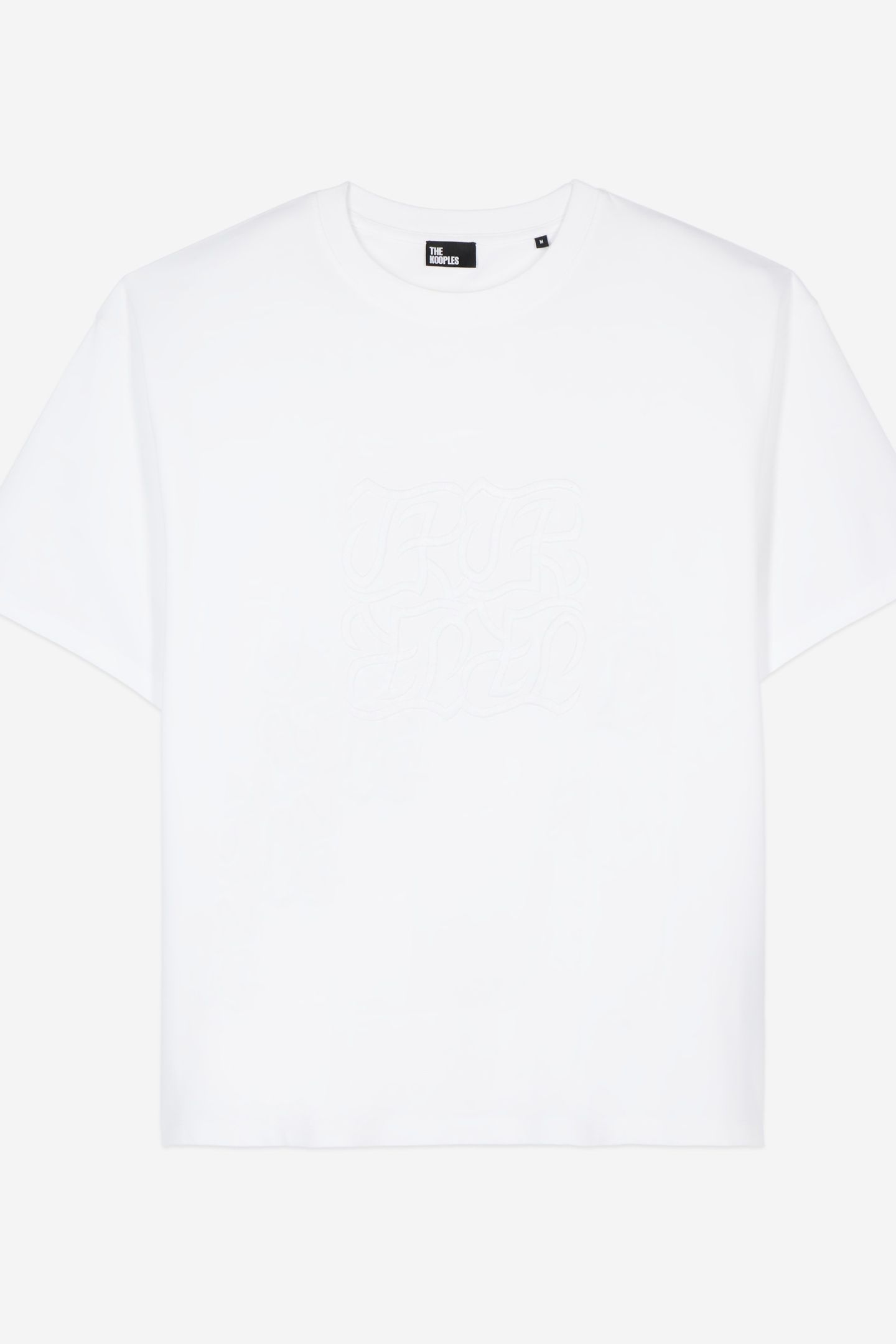 SHORT-SLEEVED T-SHIRT WITH TK CHEST EMBROIDERY WHITE 5