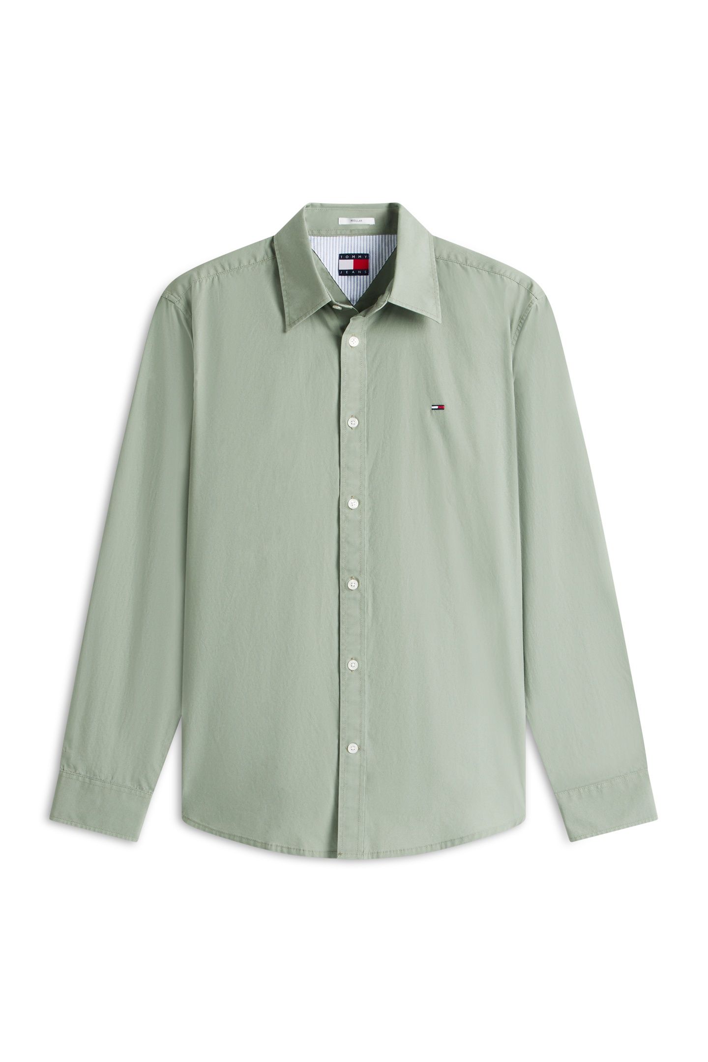 REGULAR POPLIN SHIRT UTILITY SAGE 4