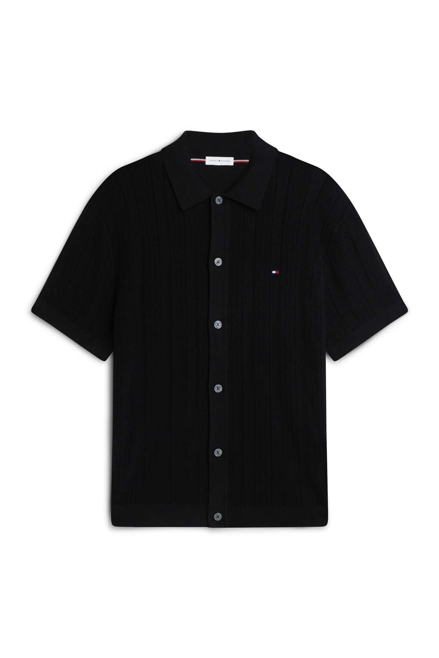 POINTELLE STRUCTURE BLACK HEATHER 4