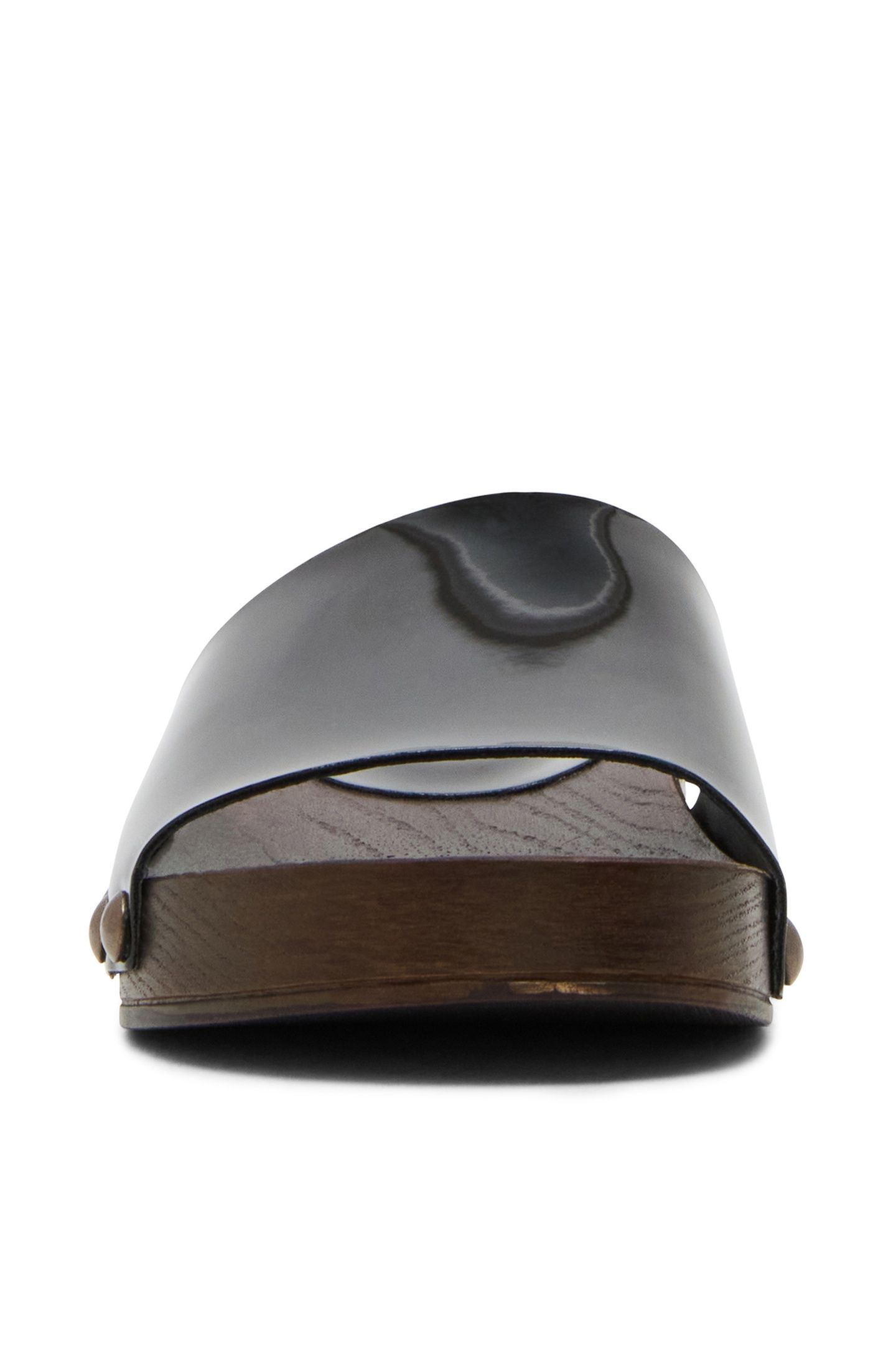 CENTO MULES BLACK PATENT 5