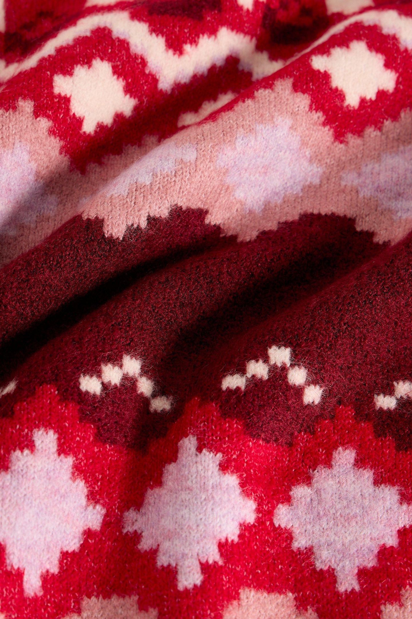 FAIRISLE HIGH NECK JUMPER PLUM MULTI 4