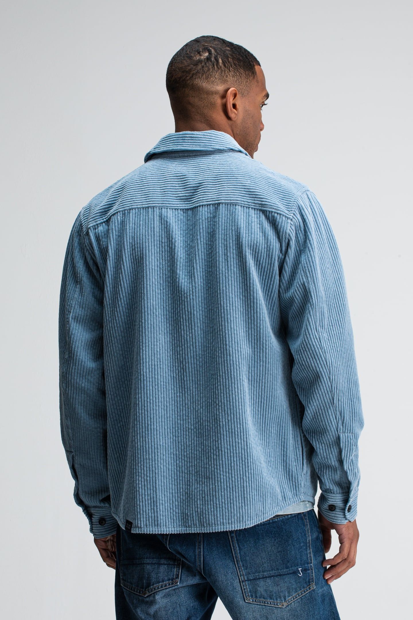 COLBY CORD OVERSHIRT HORIZON BLUE 2