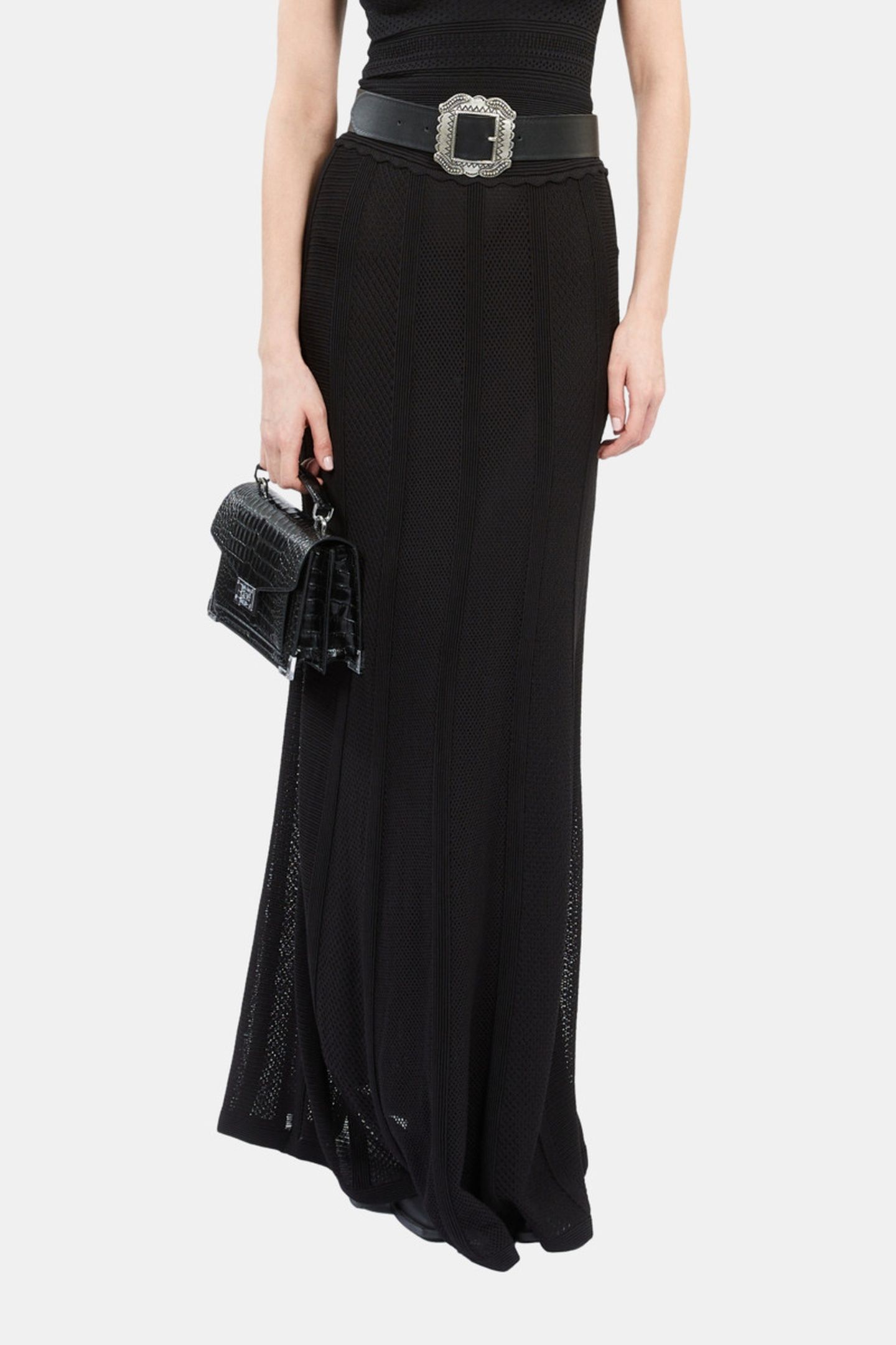 SLEEVELESS TOP WITH STITCHING DETAILS BLACK 3